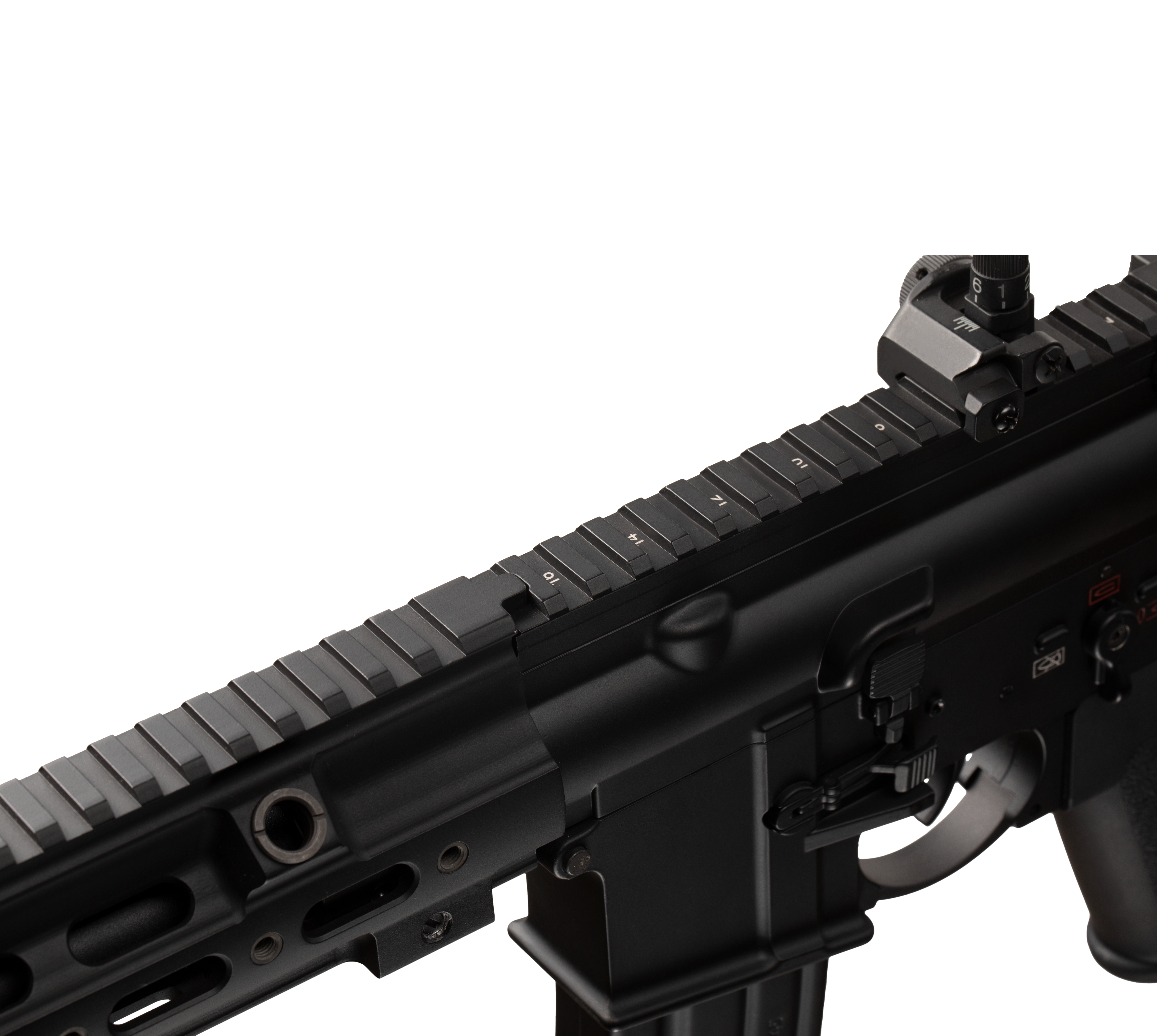 HK416 Bundles: E&C HK416 A5 11.5 Inch Geissele RIS AEG Airsoft Rifle EC-112 QD2.0 + Magazines (9880830148909) (8306534514989)