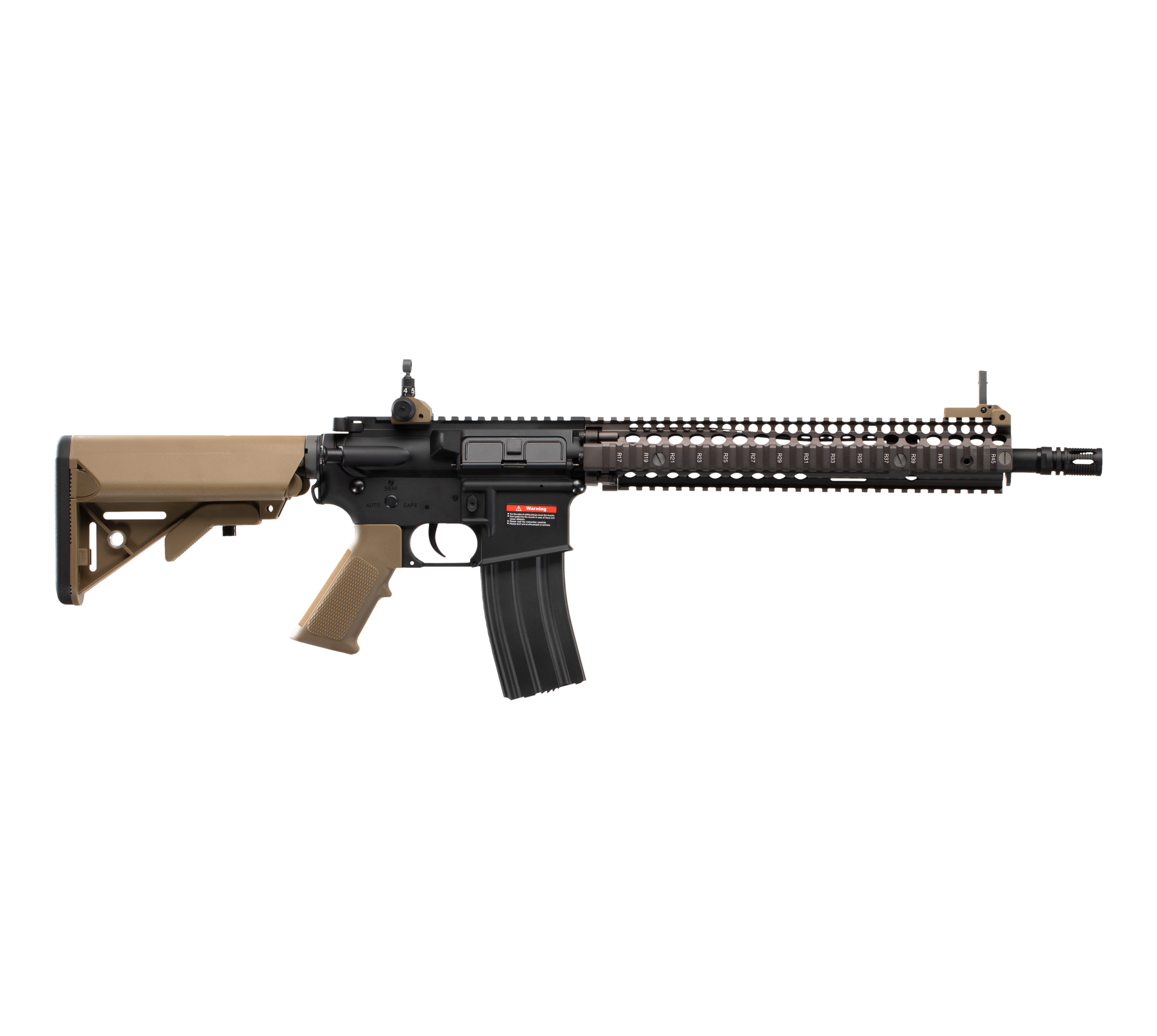 E&C M4A1 SOPMOD BLOCK2 12 Inch AEG Airsoft Rifle EC-620 (8306728763693)