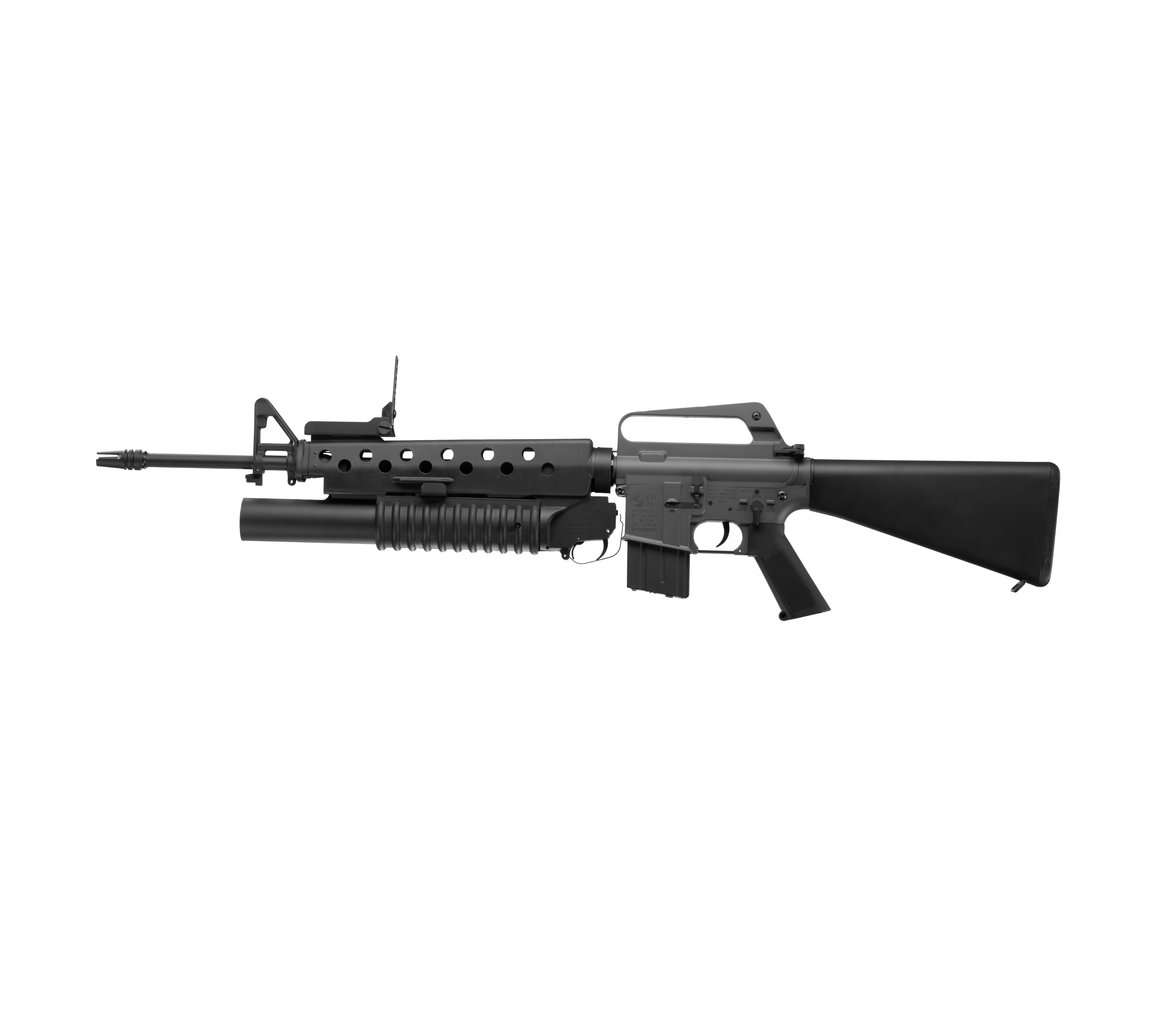 E&C M16A1 W/M203 AEG Airsoft Rifle EC-703 (9862157762861)