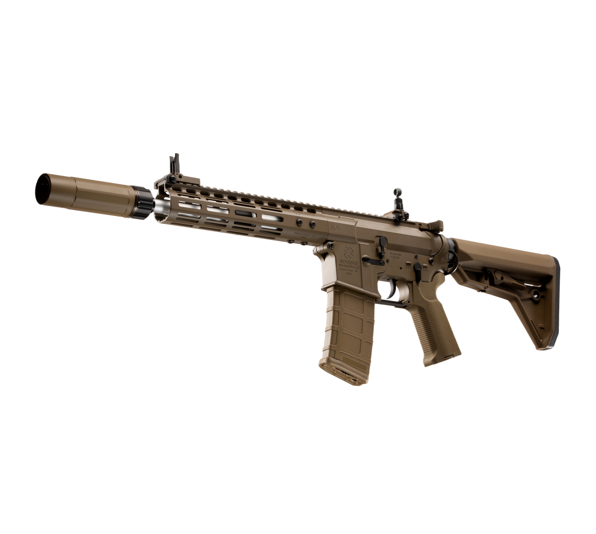 E&C NOVESKE N4 9.5 Inch AEG Airsoft Rifle EC-867 — left side