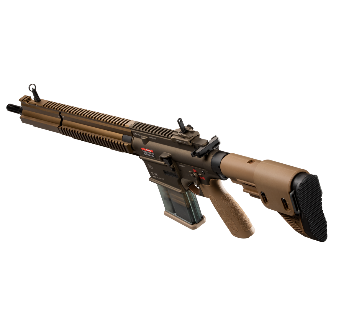 E&C G28 16 Inch AEG Airsoft Rifle EC-204 — left side