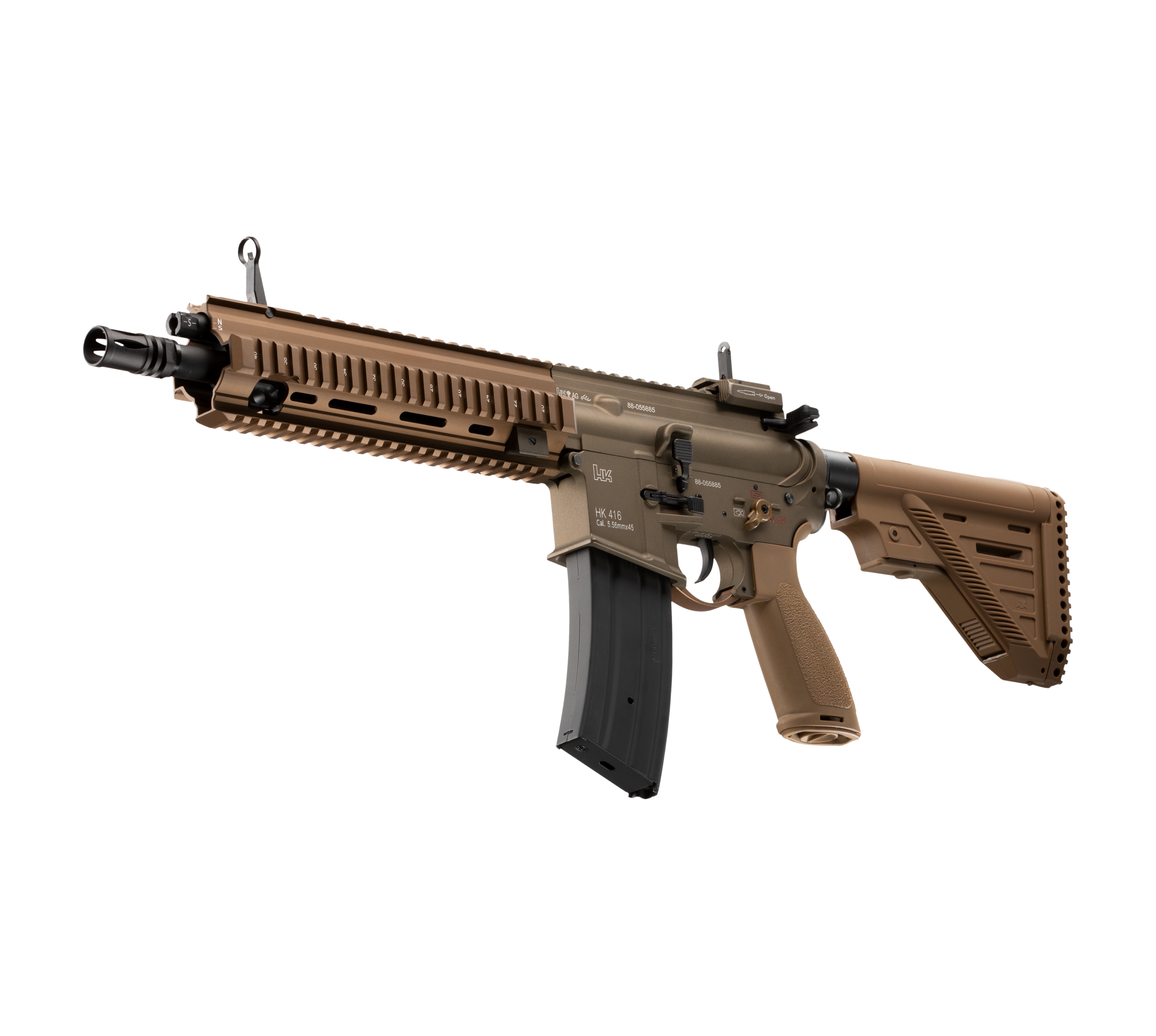 E&C HK416 A5 11.5 Inch AEG Airsoft Rifle EC-111 — left side