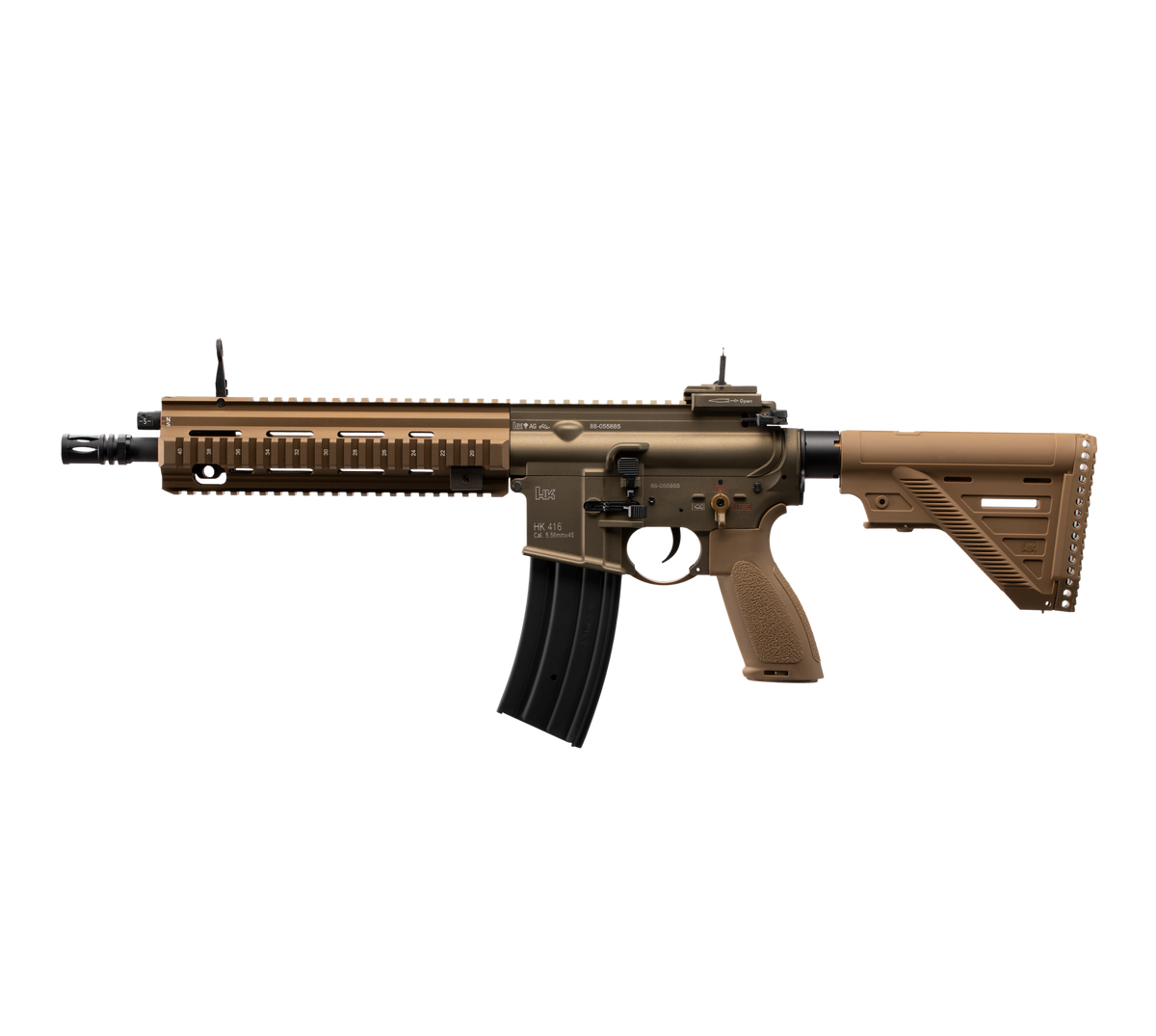 E&C HK416 A5 11.5 Inch AEG Airsoft Rifle EC-111 — left side