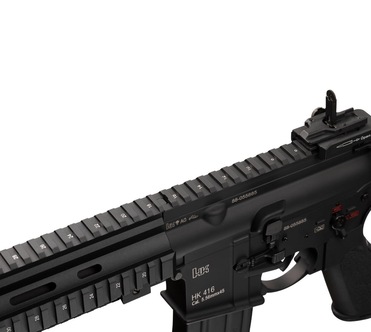 E&C HK416 A5 11.5 Inch AEG Airsoft Rifle EC-111 — receiver detail
