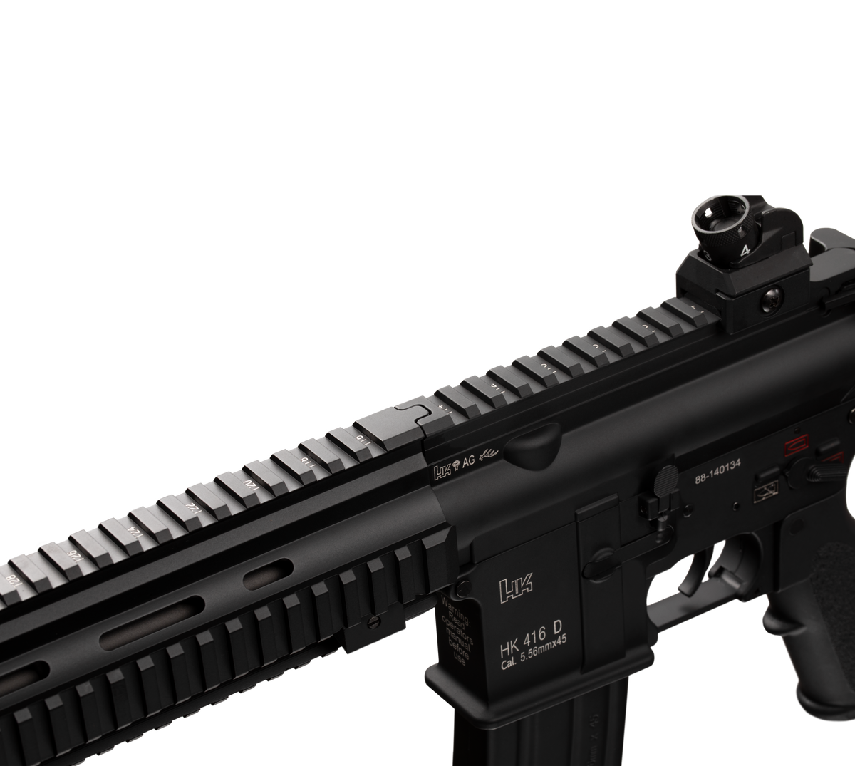 E&C HK416D 9 Inch AEG Airsoft Rifle EC-102 — receiver detail