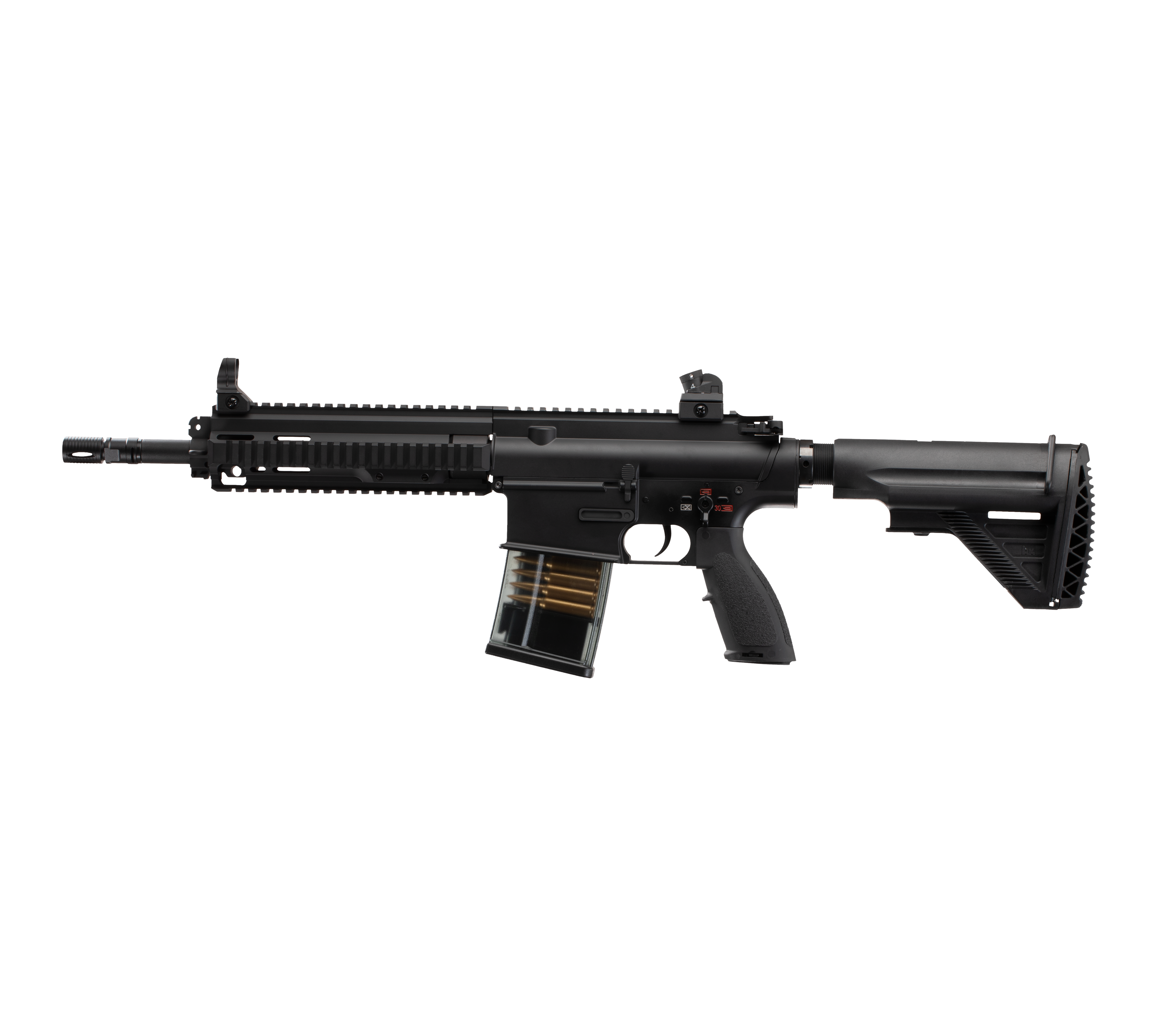 E&C HK417A1 16 Inch AEG Airsoft Rifle EC-201 — left side