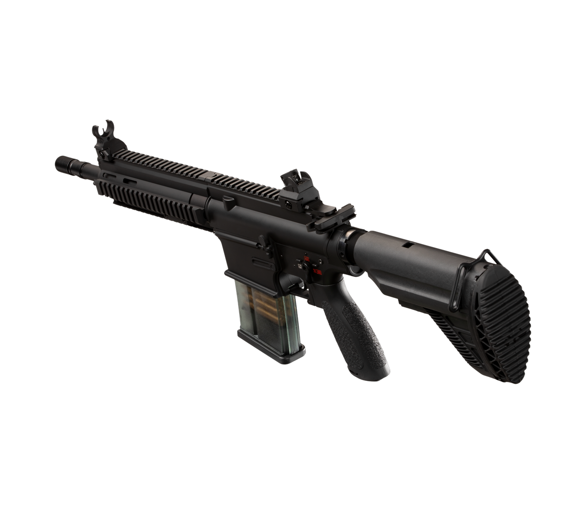E&C HK417A1 16 Inch AEG Airsoft Rifle EC-201 — left side