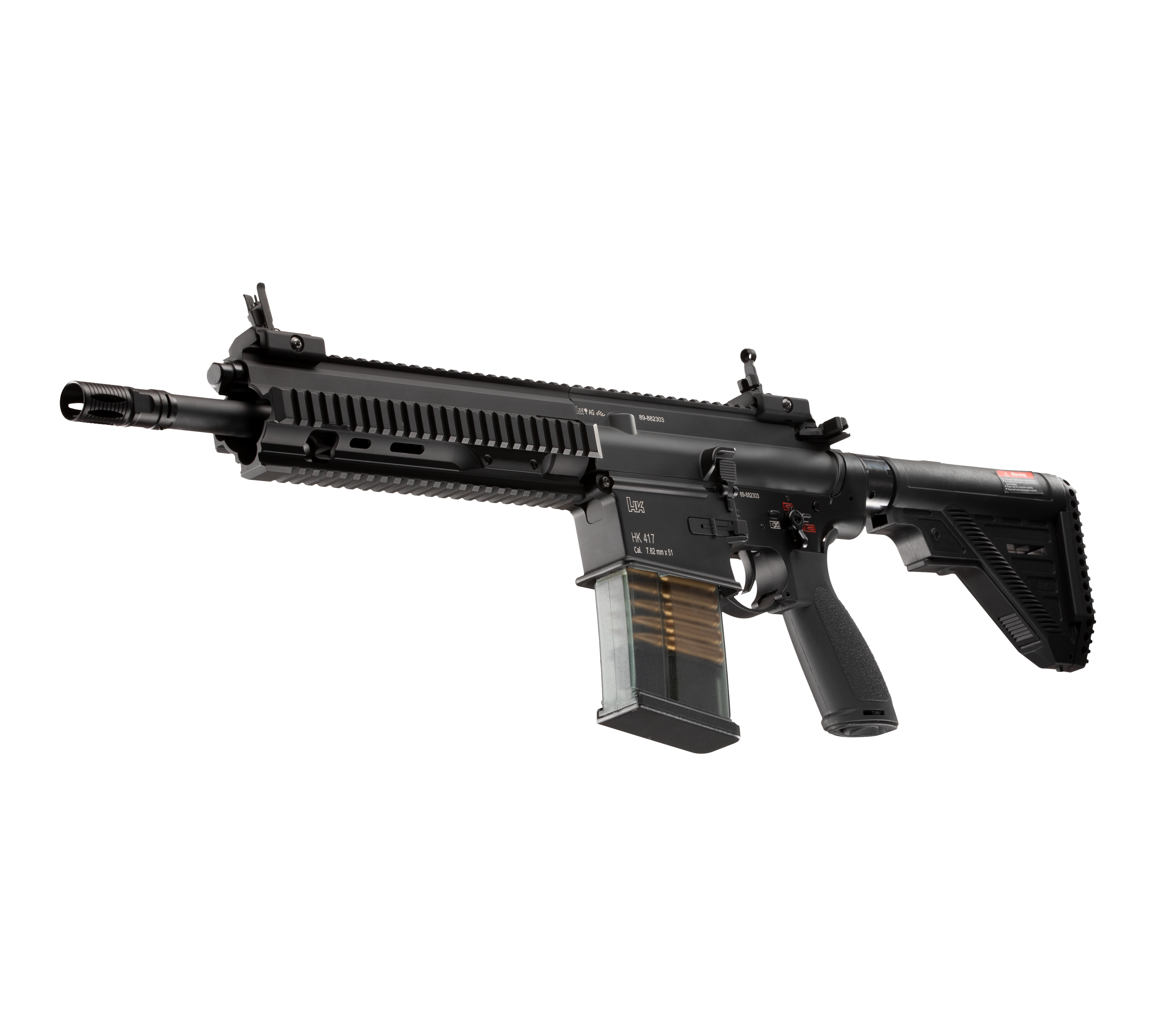 E&C HK417A2 16.5 Inch AEG Airsoft Rifle EC-202 — left side