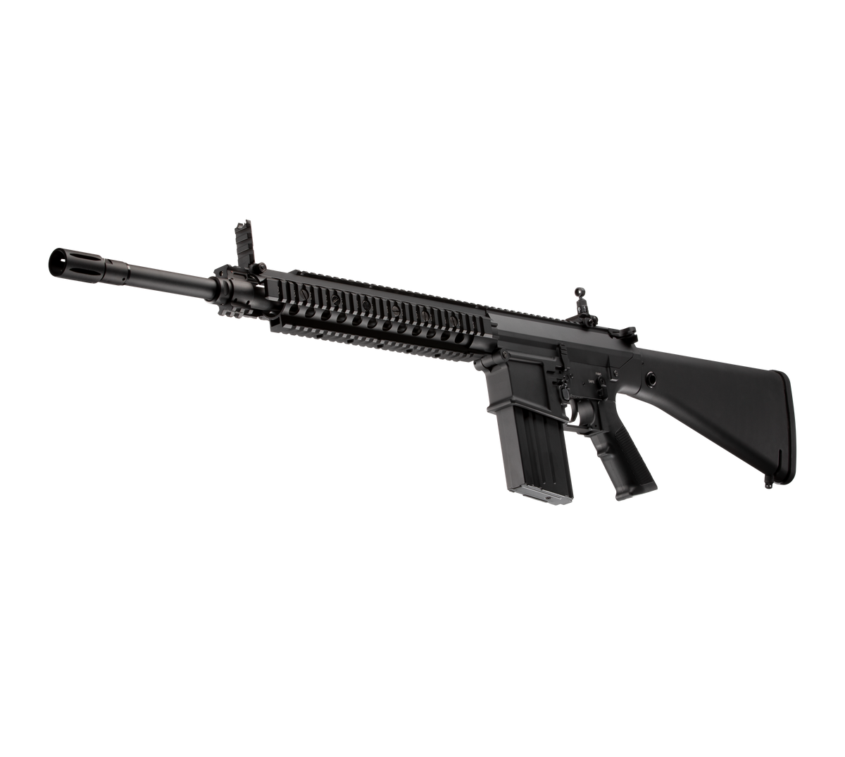 E&C M110 19 Inch AEG Airsoft Rifle EC-901 — left side