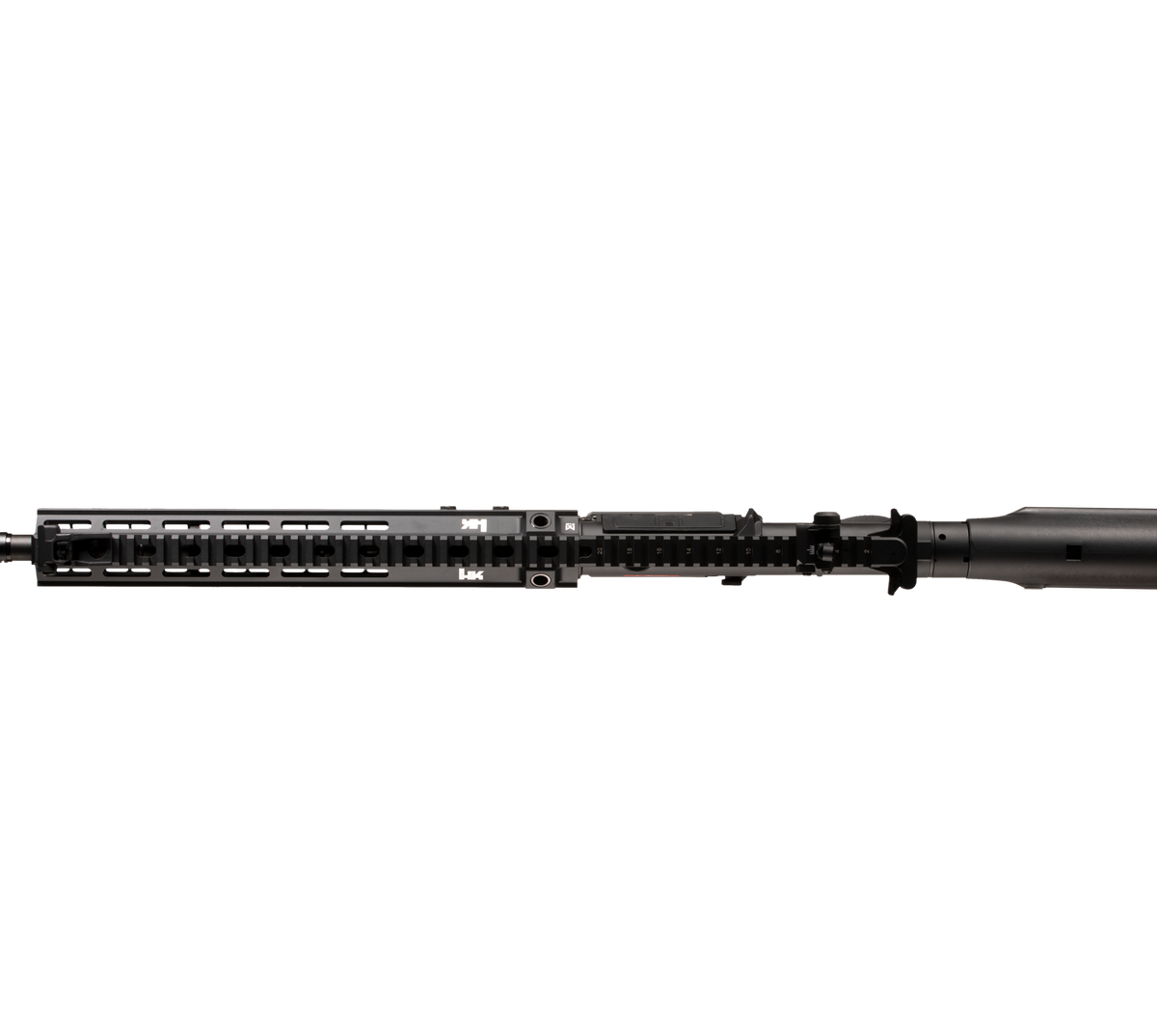 E&C M110A1 SDMR HK417 14.5 Inch AEG Airsoft Rifle EC-203 — top-down view