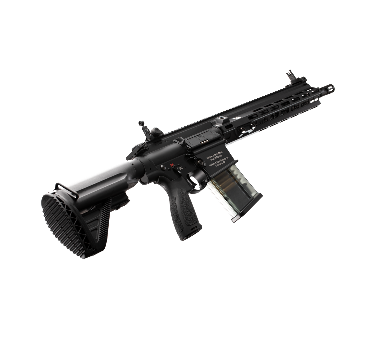 E&C M110A1 SDMR HK417 14.5 Inch AEG Airsoft Rifle EC-203 — right side