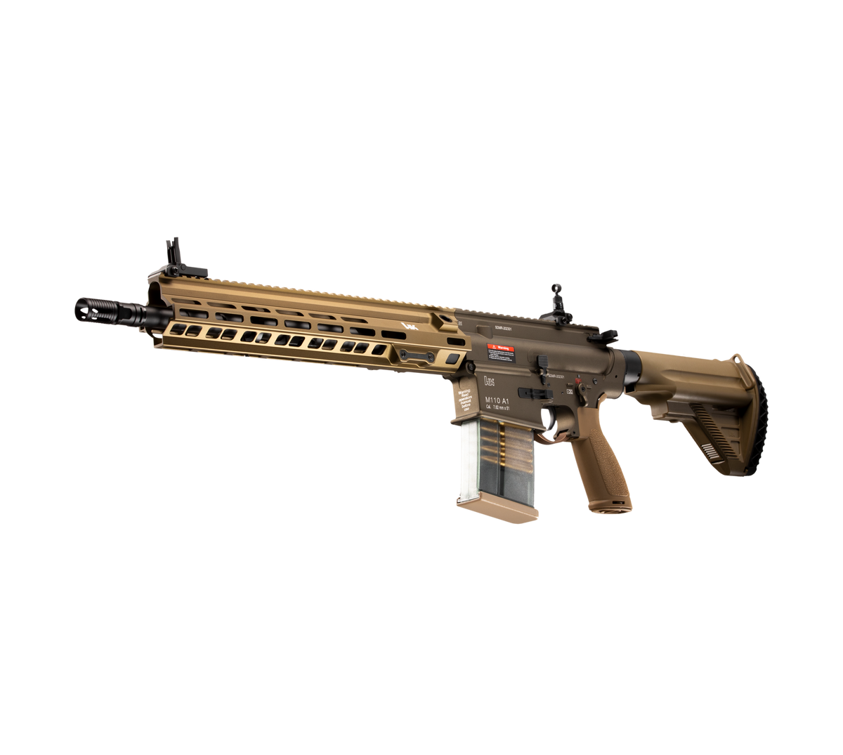 E&C M110A1 SDMR HK417 14.5 Inch AEG Airsoft Rifle EC-203 — left side