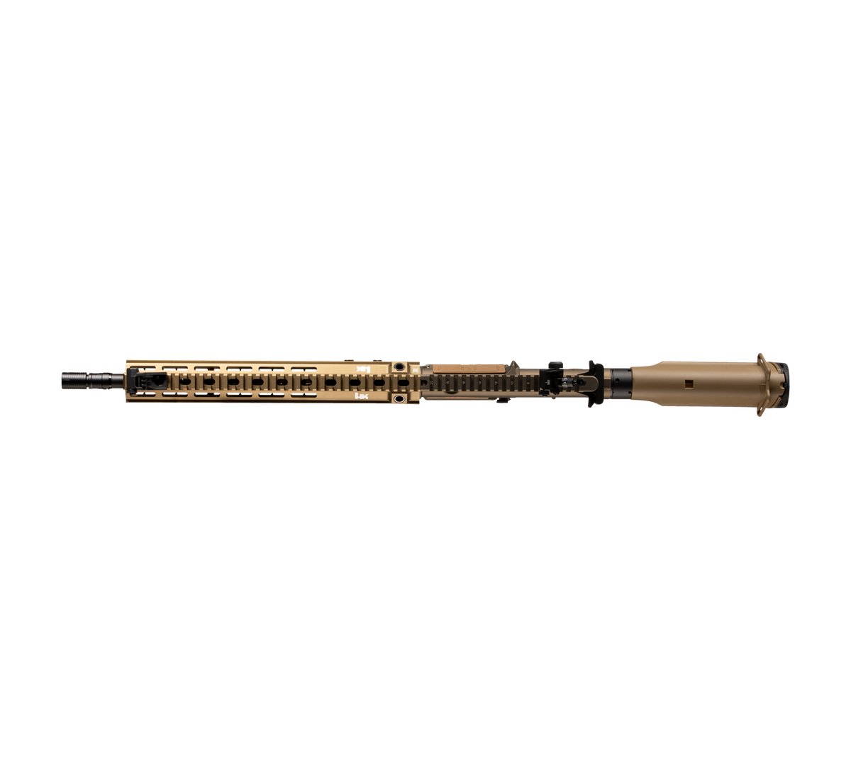 E&C M110A1 SDMR HK417 14.5 Inch AEG Airsoft Rifle EC-203 — top-down view