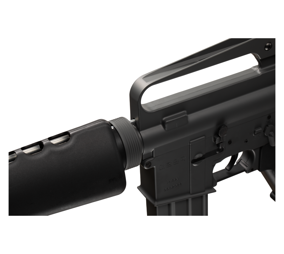 E&C M16A1 20 Inch AEG Airsoft Rifle EC-320 — receiver detail