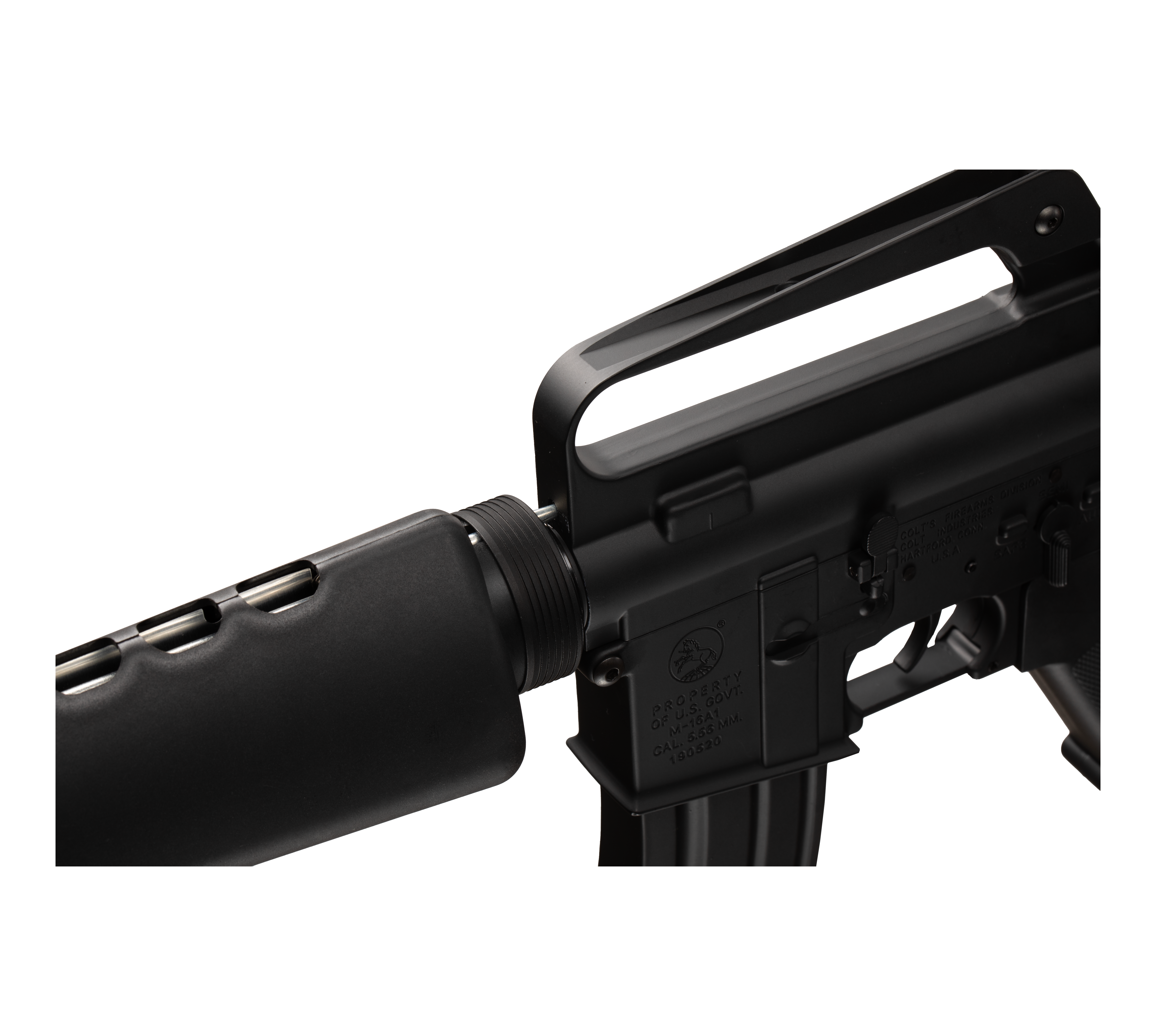 E&C M16A1 20 Inch AEG Airsoft Rifle EC-320 — receiver detail