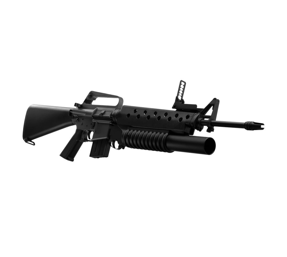 E&C M16A1 W/M203 AEG Airsoft Rifle EC-703 — right side