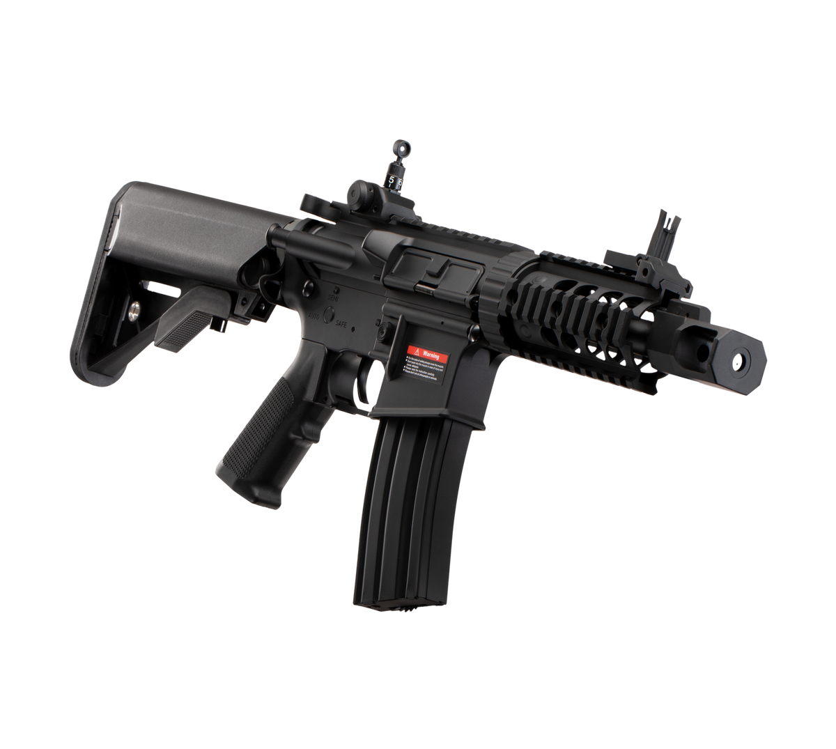 E&C M4 RIS (TANKER) 5INCH AEG Airsoft Rifle EC-606 — right side