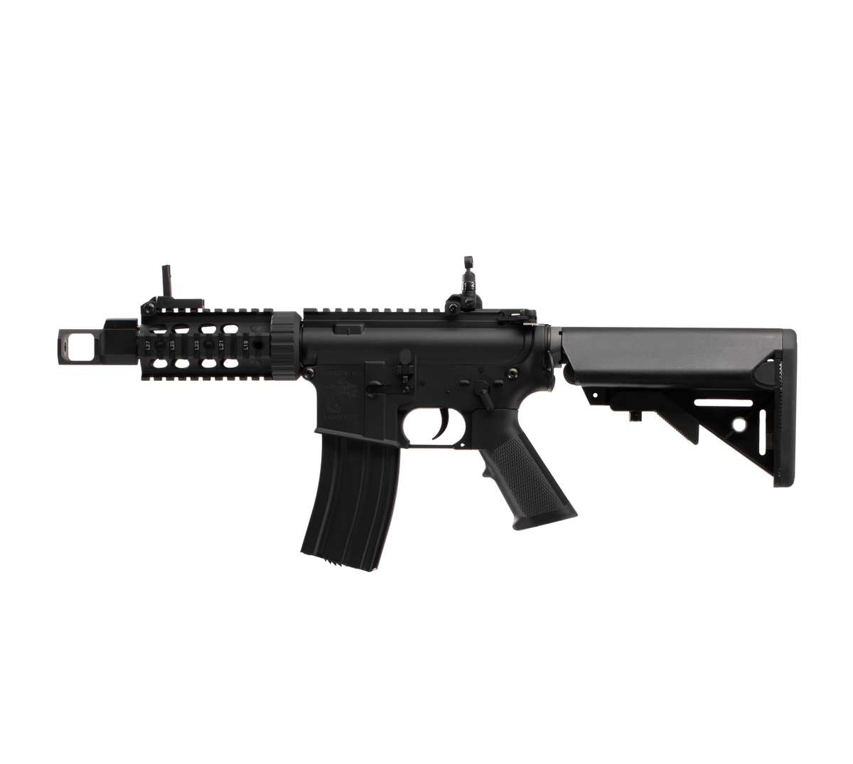 E&C M4 RIS (TANKER) 5INCH AEG Airsoft Rifle EC-606 — left side