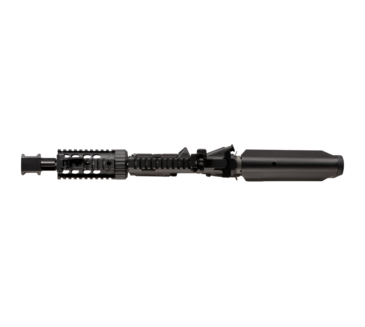 E&C M4 RIS (TANKER) 5INCH AEG Airsoft Rifle EC-606 — top-down view