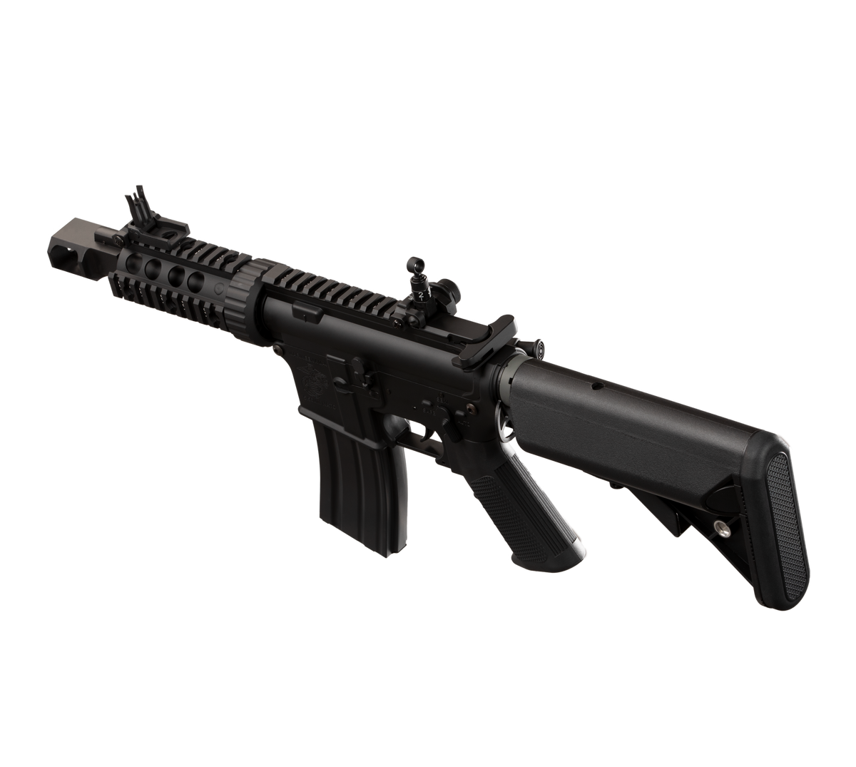 E&C M4 RIS (TANKER) 5INCH AEG Airsoft Rifle EC-606 — left side