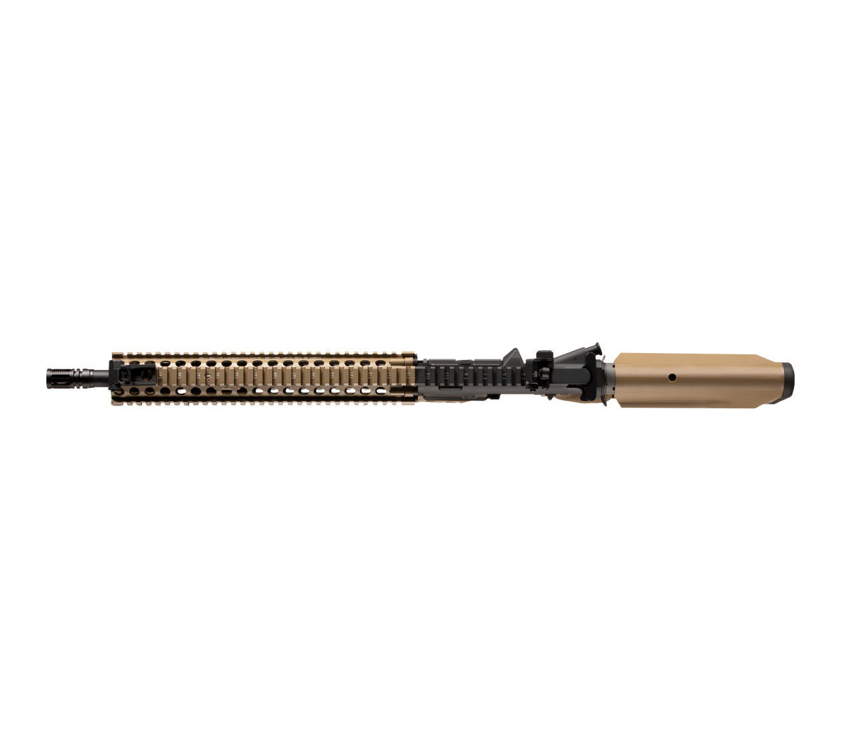 E&C M4A1 SOPMOD BLOCK2 12 Inch AEG Airsoft Rifle EC-620 — top-down view