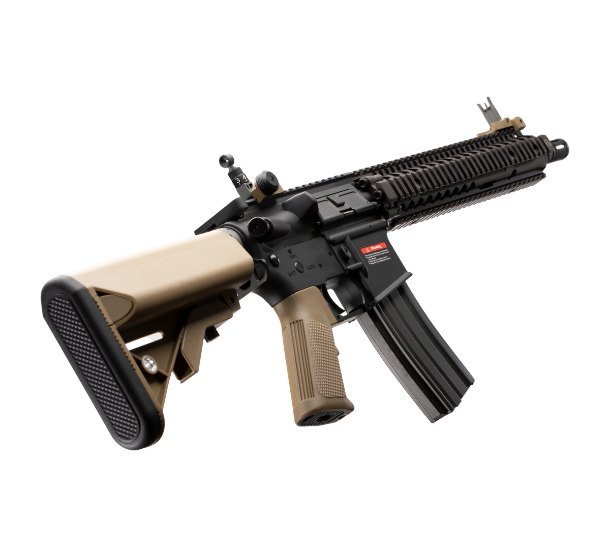 E&C M4A1 SOPMOD BLOCK2 12 Inch AEG Airsoft Rifle EC-620 — right side