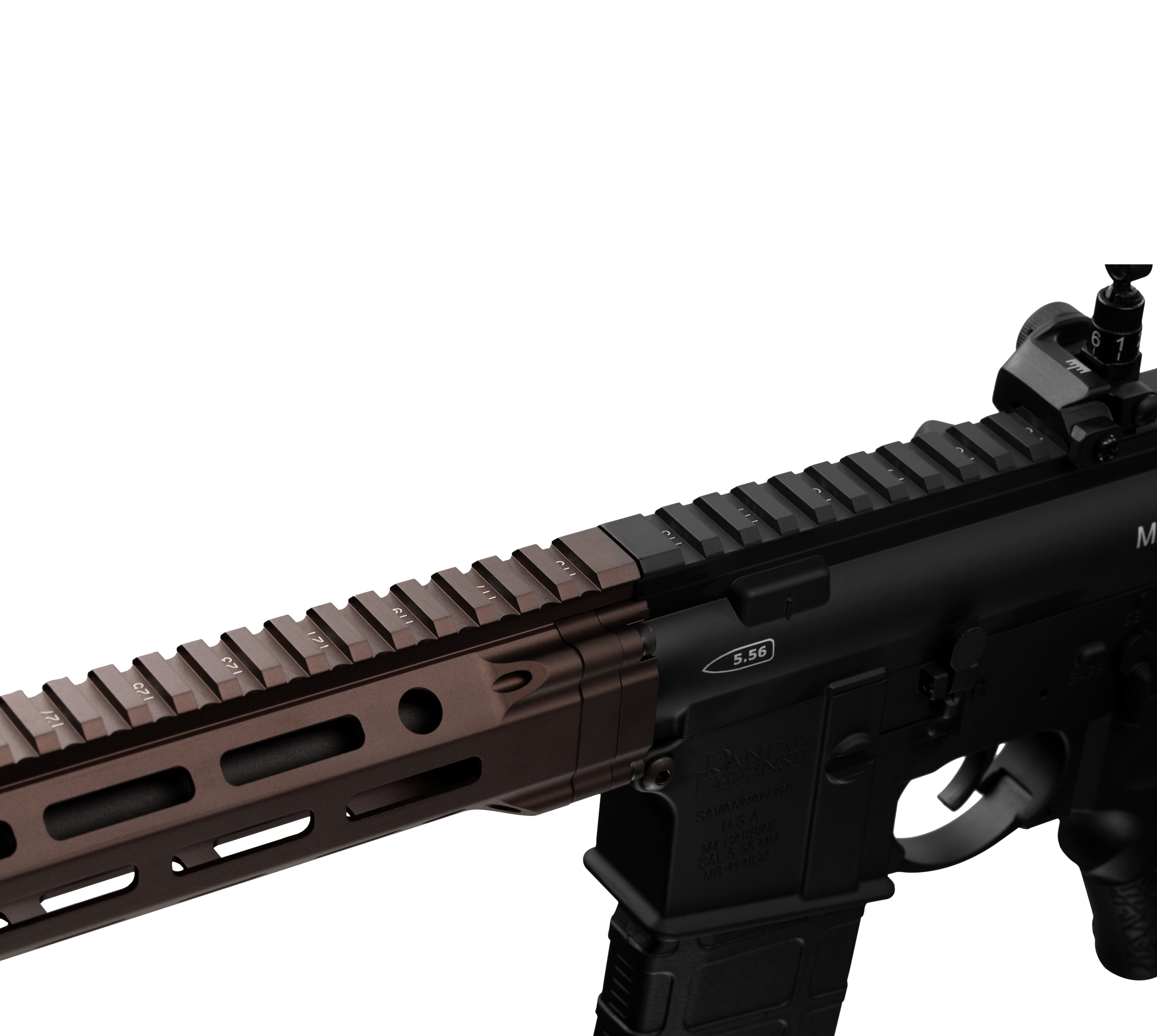 E&C MK14 9.5INCH AEG Airsoft Rifle EC-645 — receiver detail