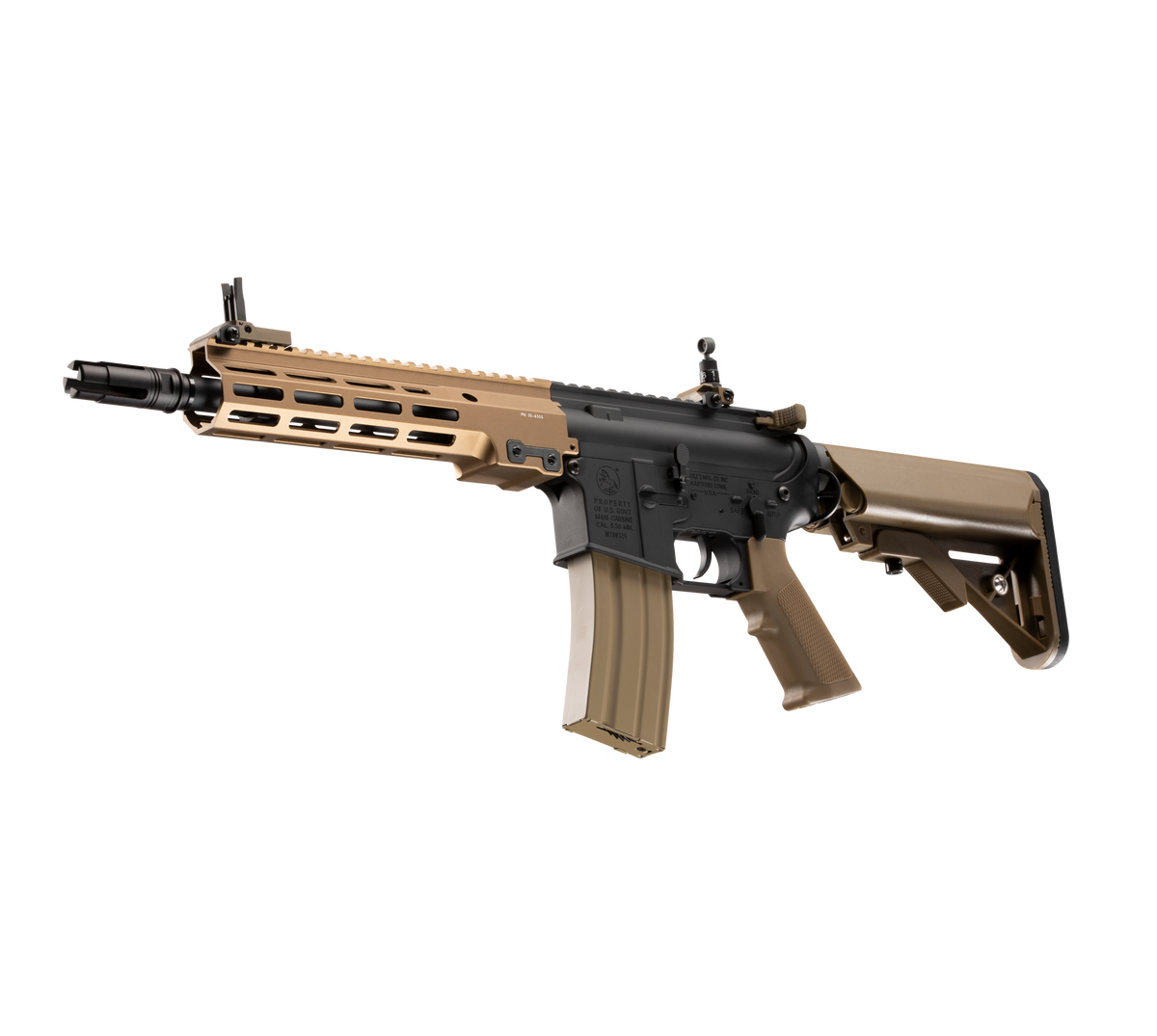 E&C MK16 9.5 Inch AEG Airsoft Rifle EC-633 — left side