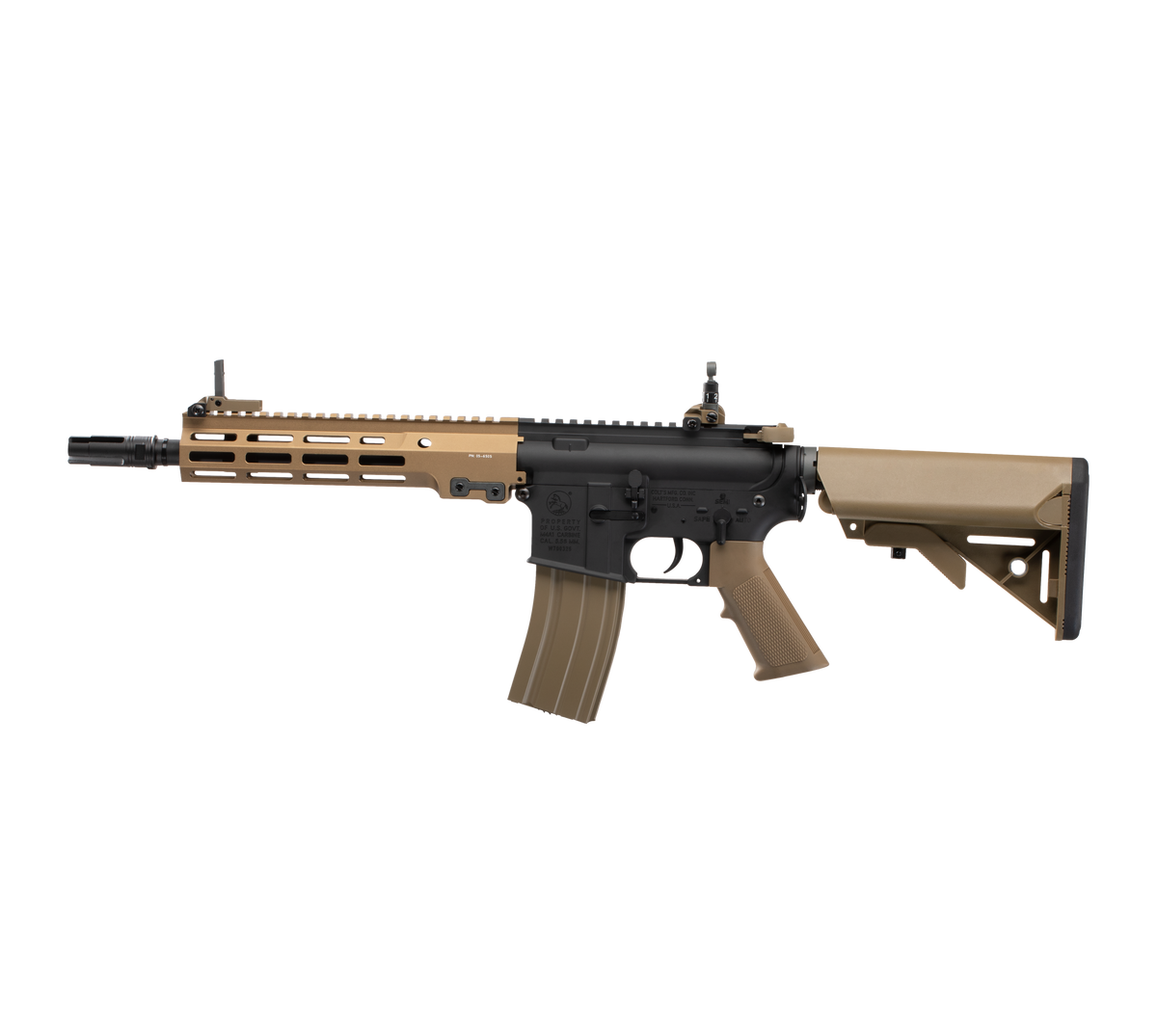 E&C MK16 9.5 Inch AEG Airsoft Rifle EC-633 — left side