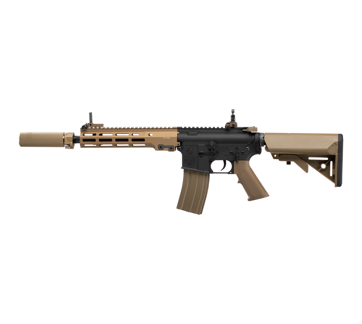 E&C MK16 9.5 Inch AEG Airsoft Rifle EC-633 — left side