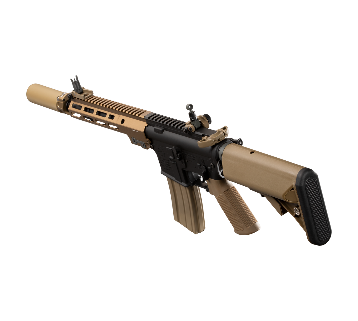 E&C MK16 9.5 Inch AEG Airsoft Rifle EC-633 — left side