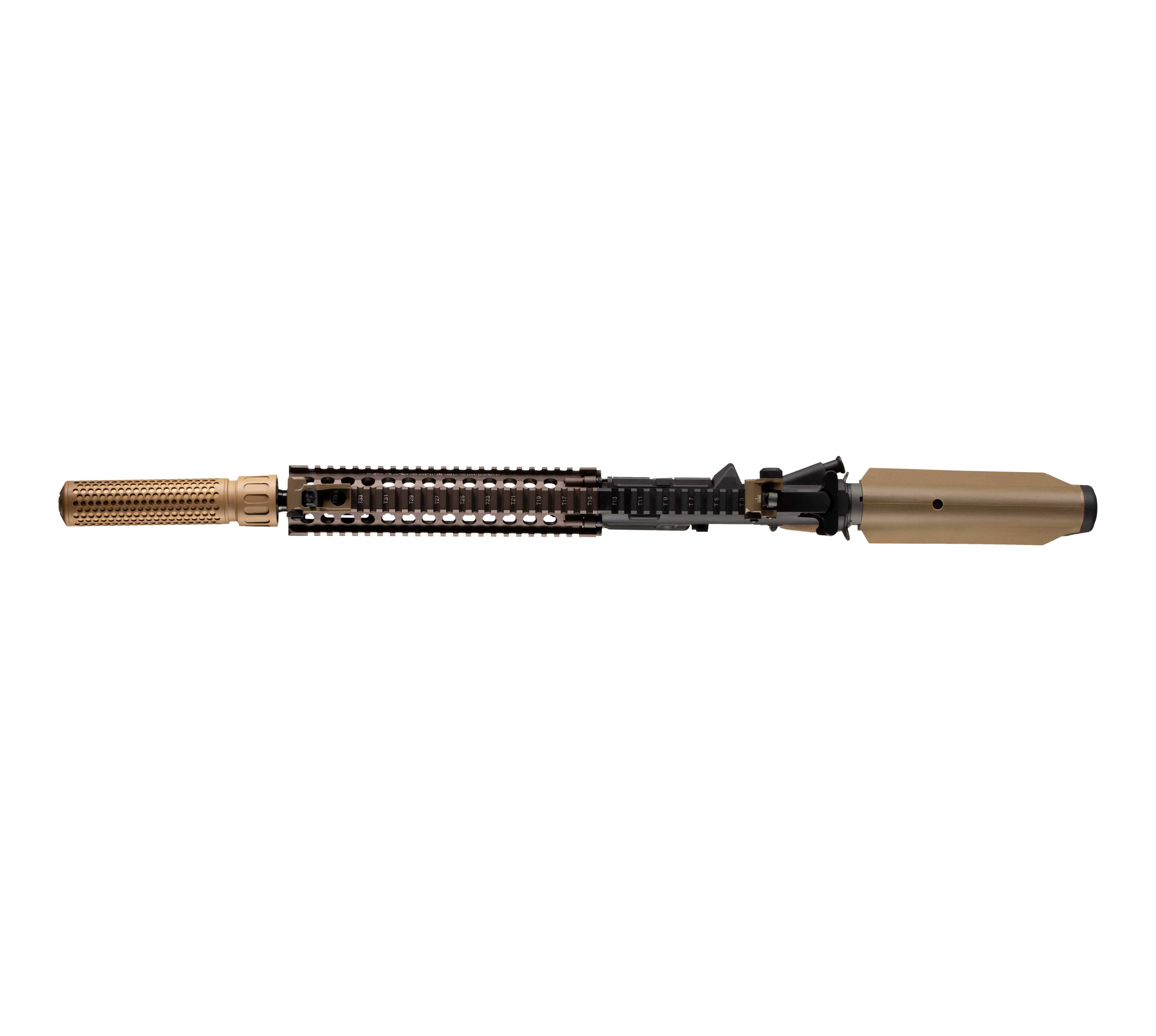 E&C MK18 MOD1 9 Inch AEG Airsoft Rifle EC-603 — top-down view