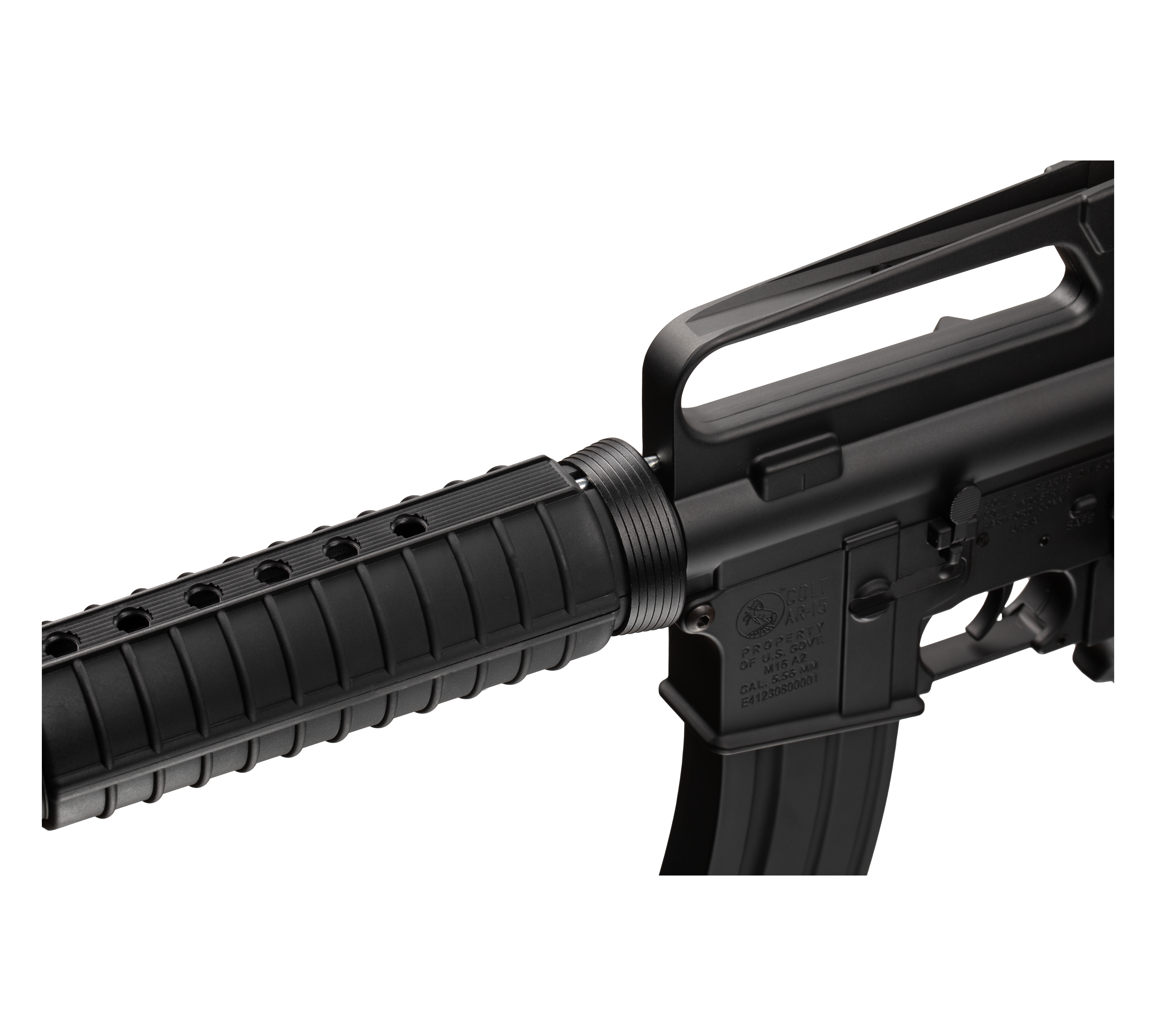E&C XM-733 M4 AEG Airsoft Rifle EC-326 — receiver detail