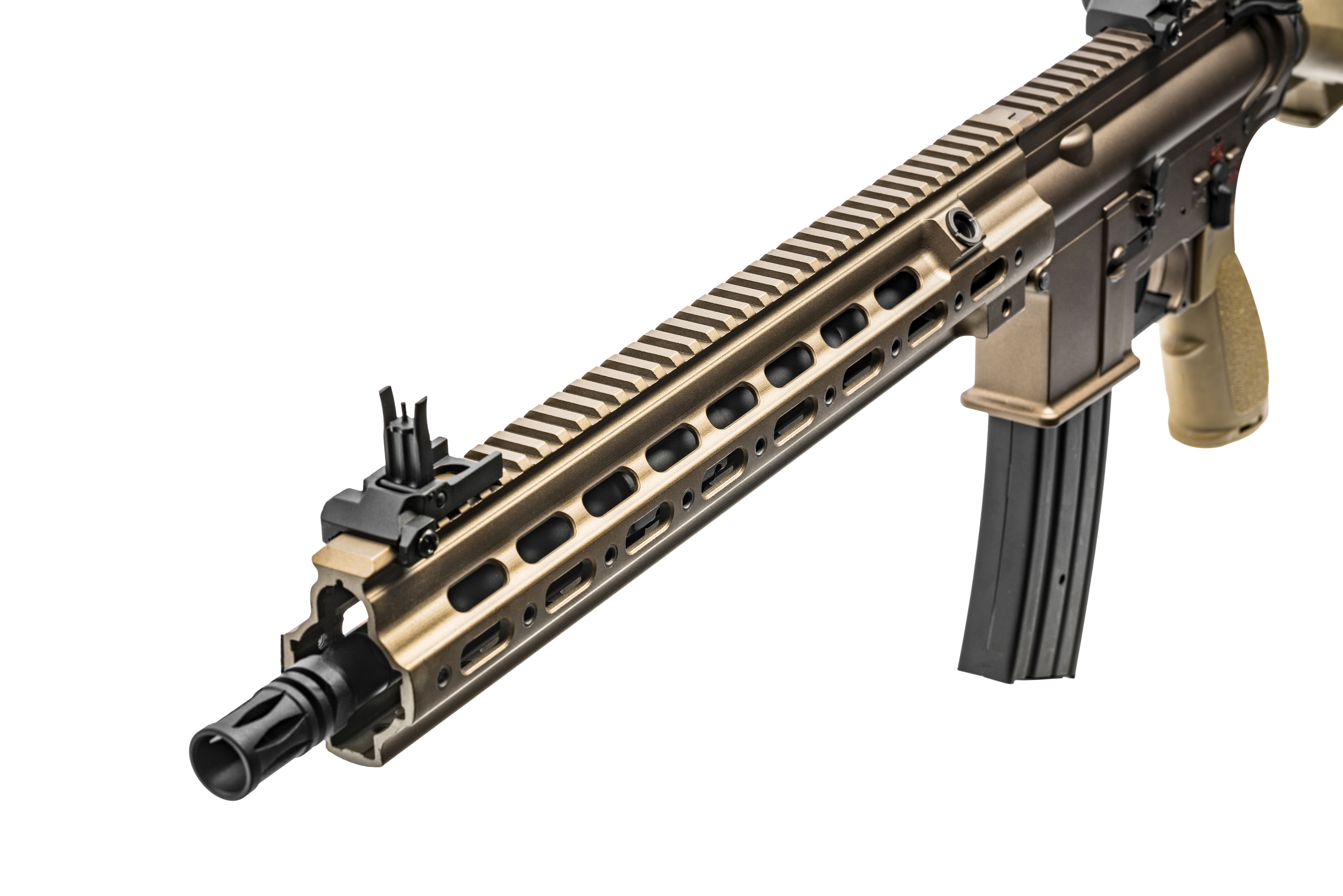 E&C HK416 14.5 Inch Geissele RIS AEG Airsoft Rifle EC-106 (8306473337133)