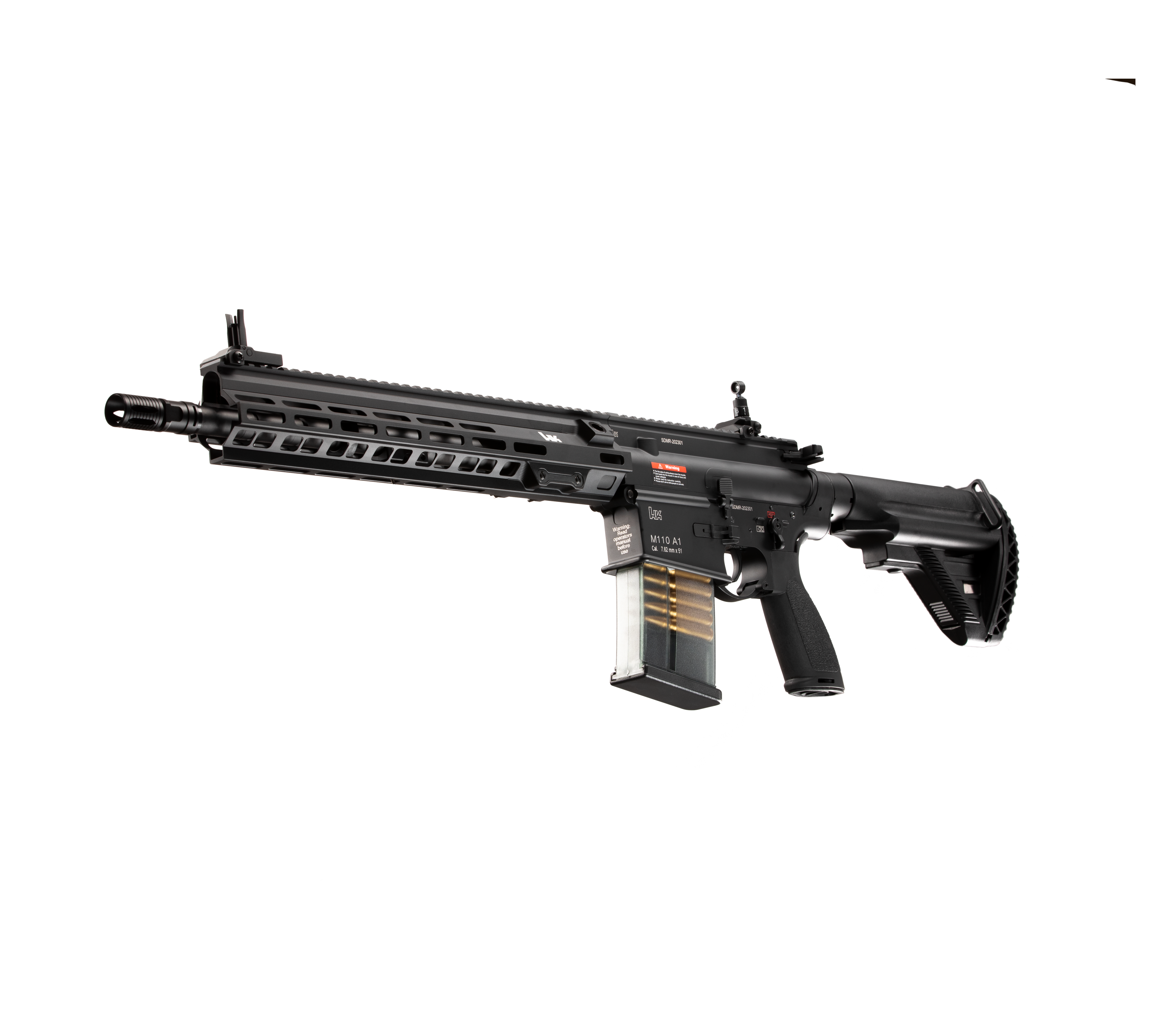 E&C M110A1 SDMR HK417 14.5 Inch AEG Airsoft Rifle EC-203 (9809706778925)