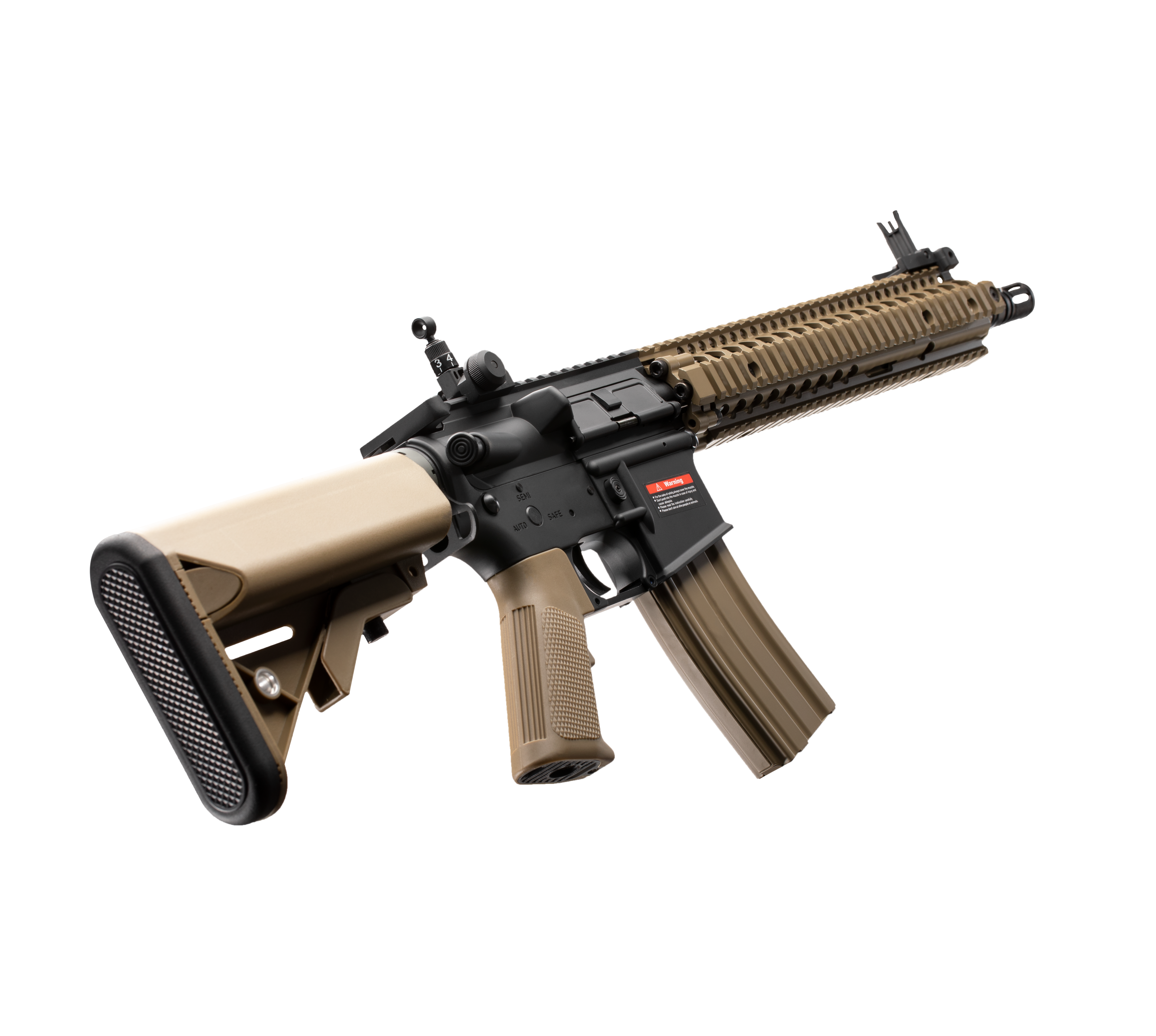 E&C M4A1 SOPMOD BLOCK2 12 Inch AEG Airsoft Rifle EC-620 (8306728763693)