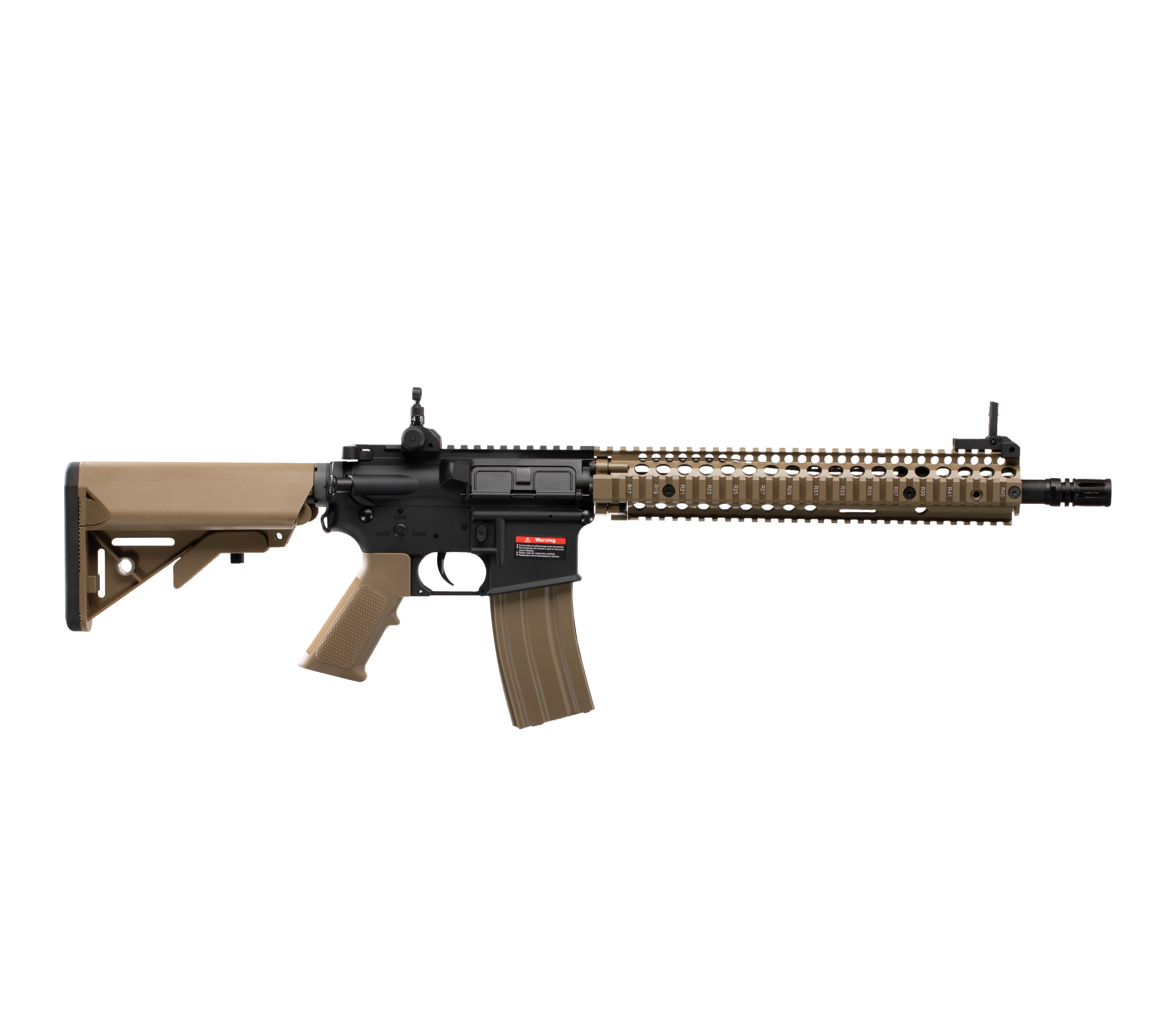 E&C M4A1 SOPMOD BLOCK2 12 Inch AEG Airsoft Rifle EC-620 (8306728763693)