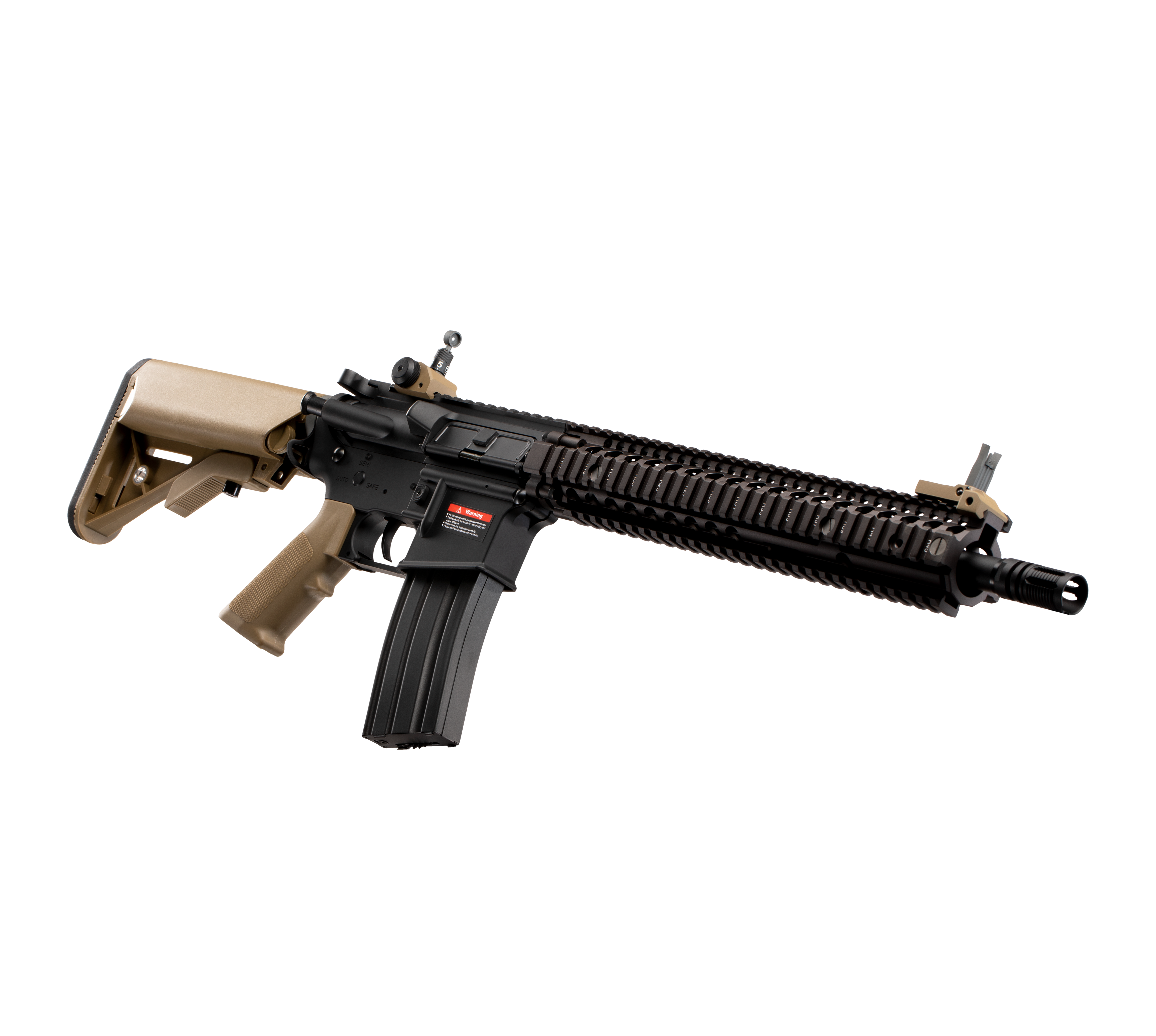 E&C M4A1 SOPMOD BLOCK2 12 Inch AEG Airsoft Rifle EC-620 (8306728763693)