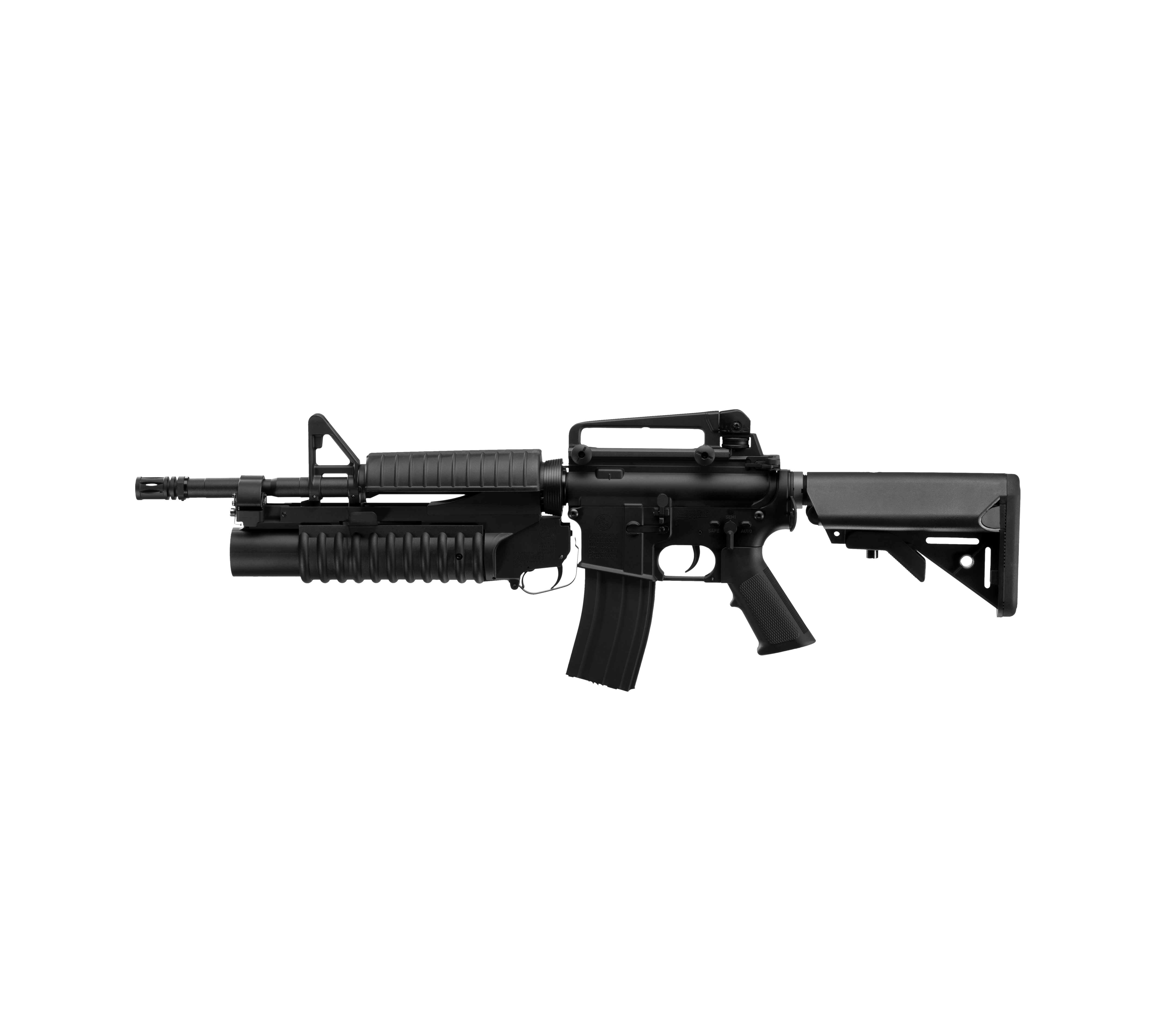 M4A1 W/M203 Bundles: E&C 14.5 Inch M4A1 W/M203 AEG Airsoft Rifle EC-701 QD2.0 + Magazines (9880839815469) (8306738397485)