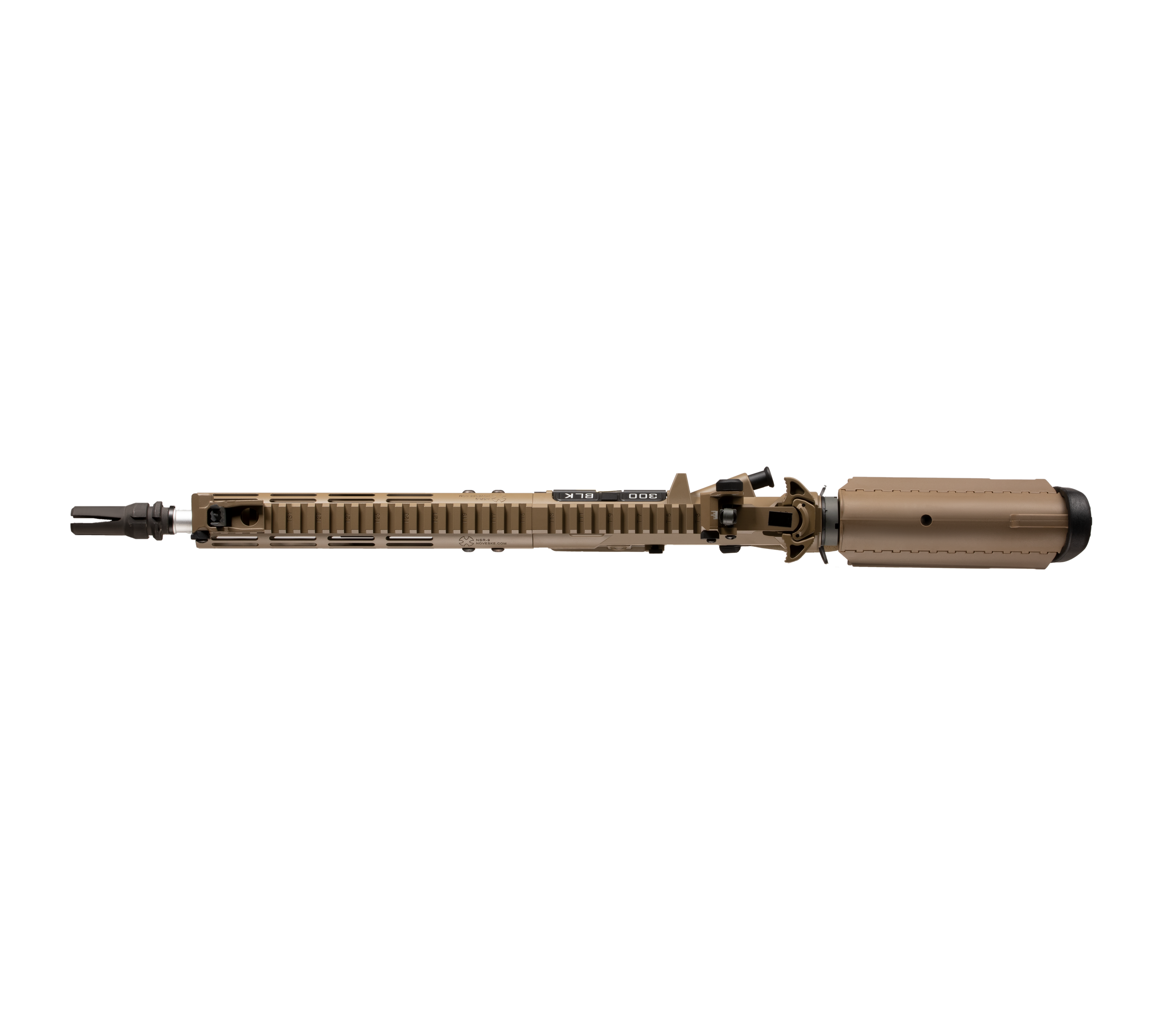 E&C NOVESKE N4 9.5 Inch AEG Airsoft Rifle EC-867 — top-down view