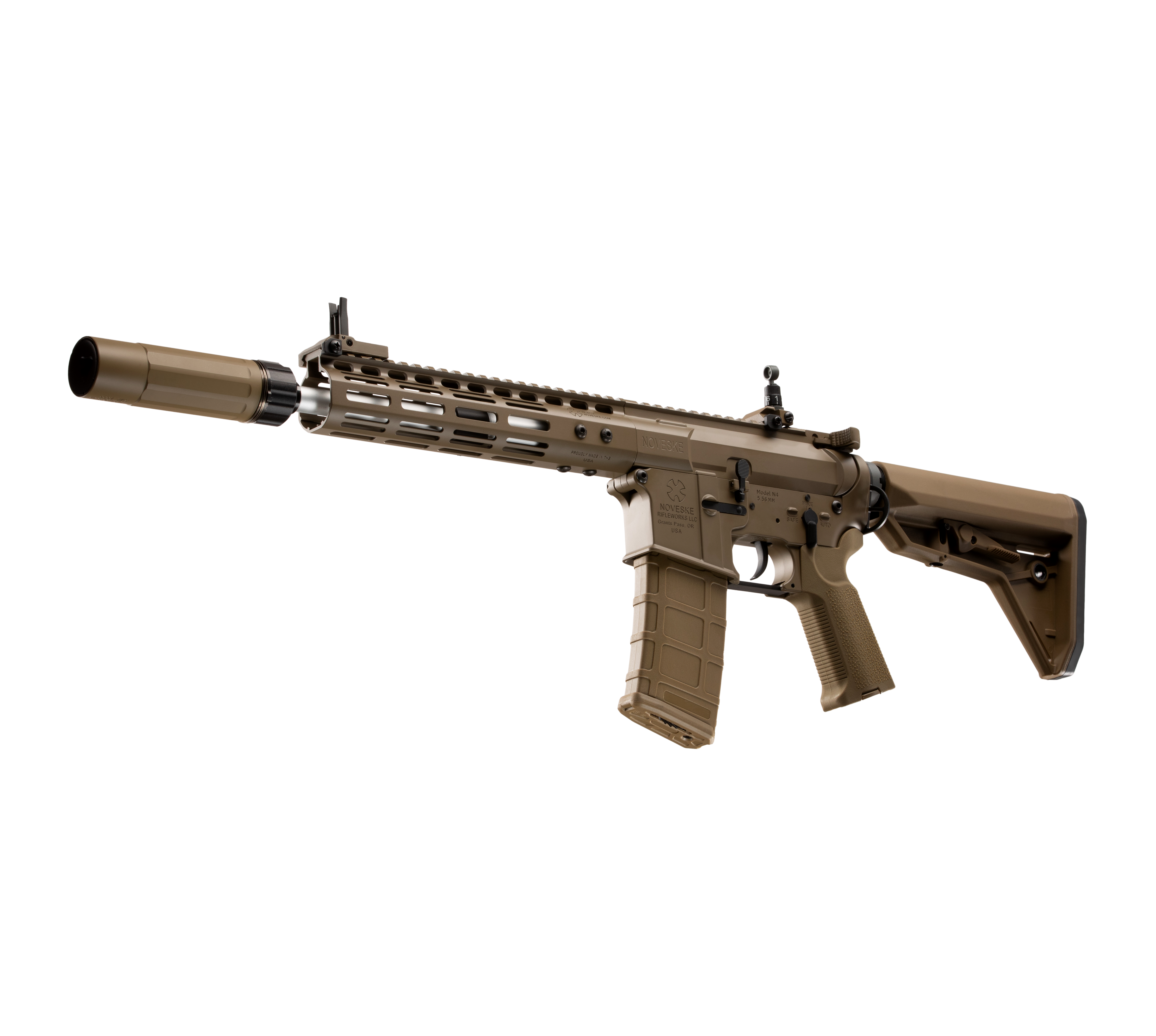 E&C NOVESKE N4 9.5 Inch AEG Airsoft Rifle EC-867 — left side