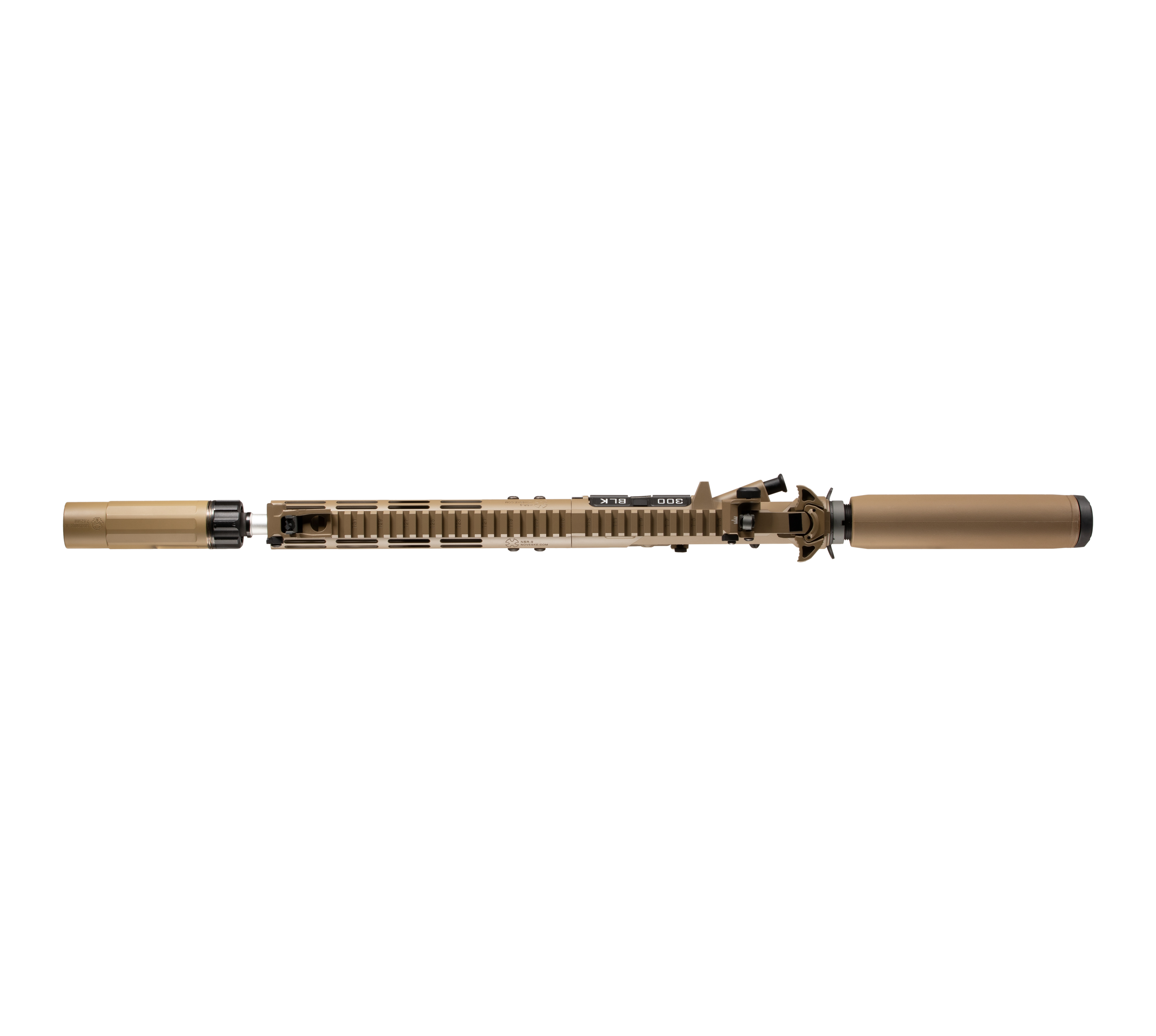 E&C NOVESKE N4 9.5 Inch AEG Airsoft Rifle EC-867 — top-down view