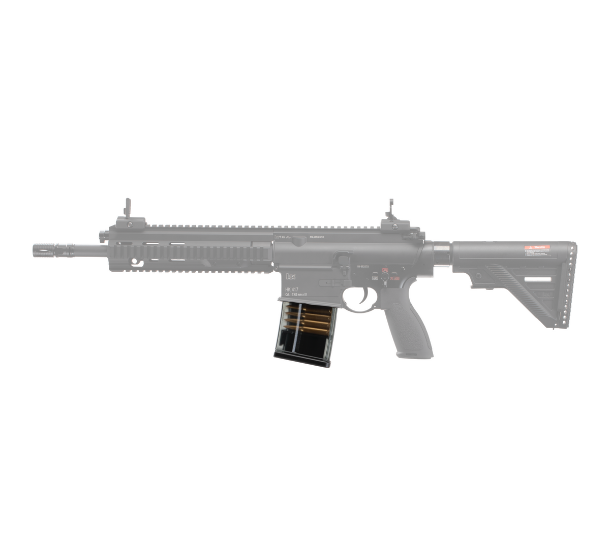 E&C  HK417 Polymer AEG Airsoft Magazine MA-021