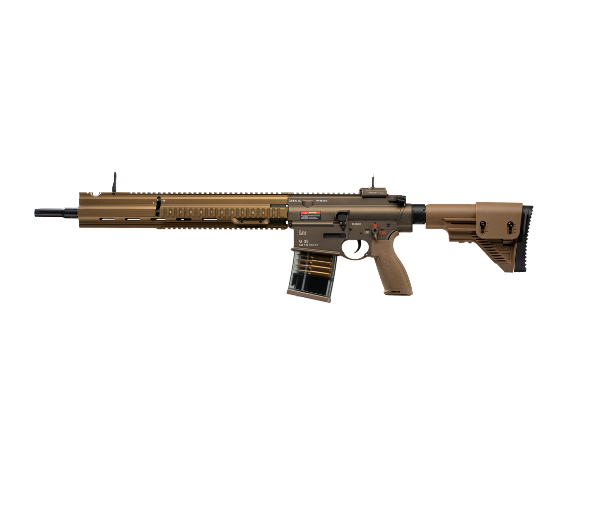 E&C G28 16 Inch AEG Airsoft Rifle EC-204 — left side