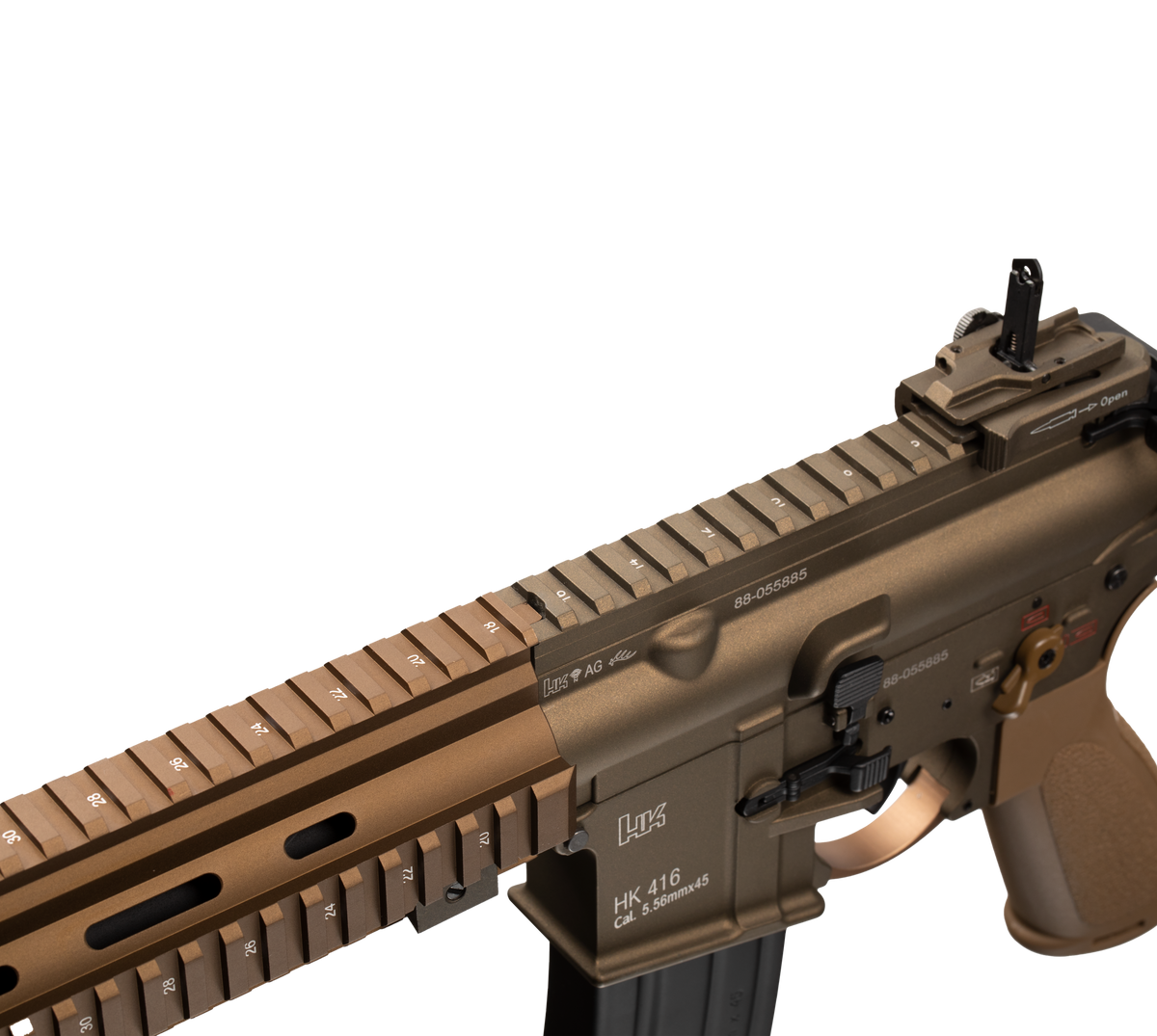 E&C HK416 A5 11.5 Inch AEG Airsoft Rifle EC-111 — receiver detail