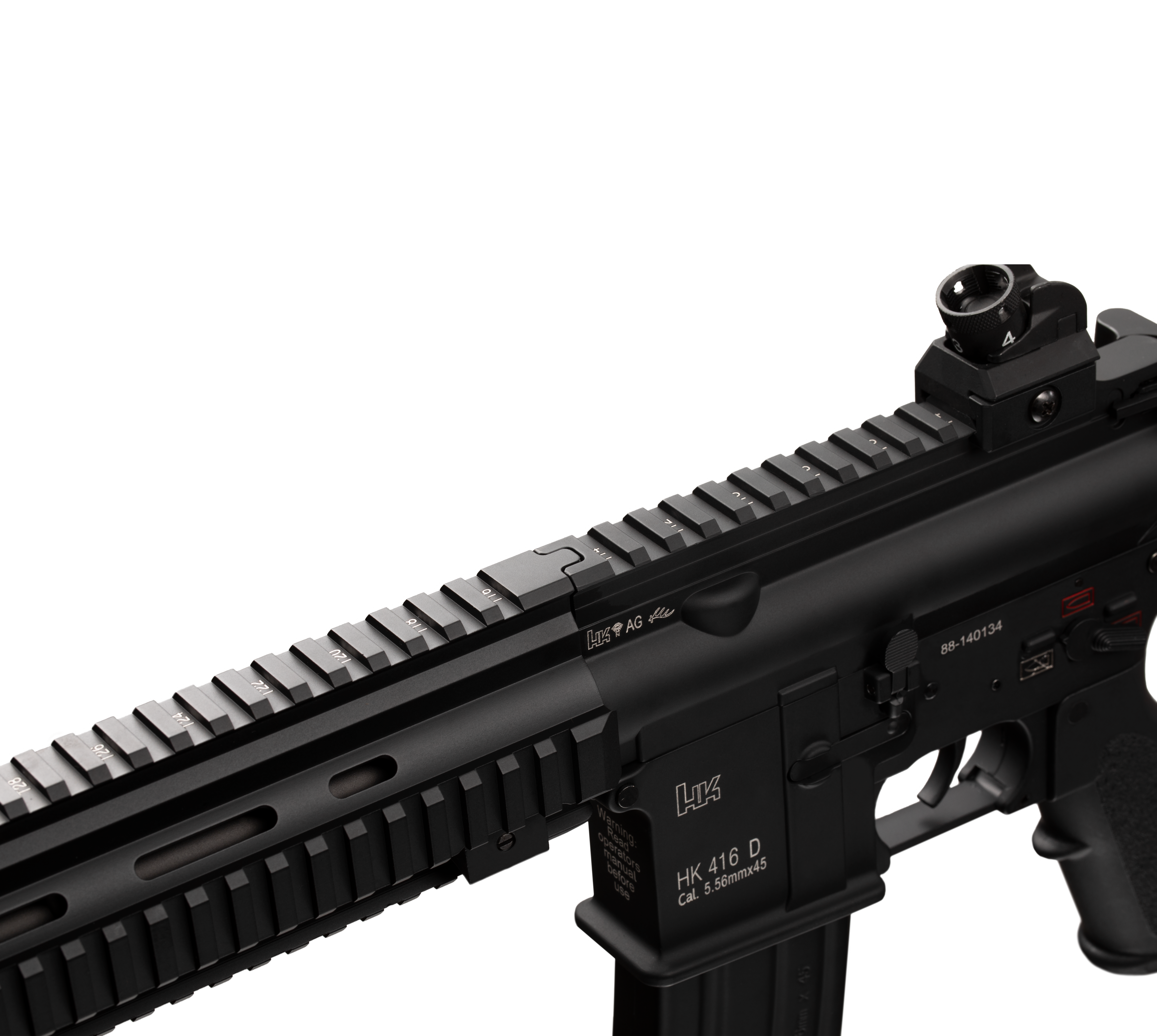 E&C HK416D 9 Inch AEG Airsoft Rifle EC-102 — receiver detail