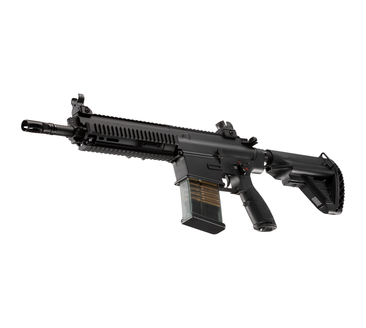 E&C HK417A1 16 Inch AEG Airsoft Rifle EC-201 — left side