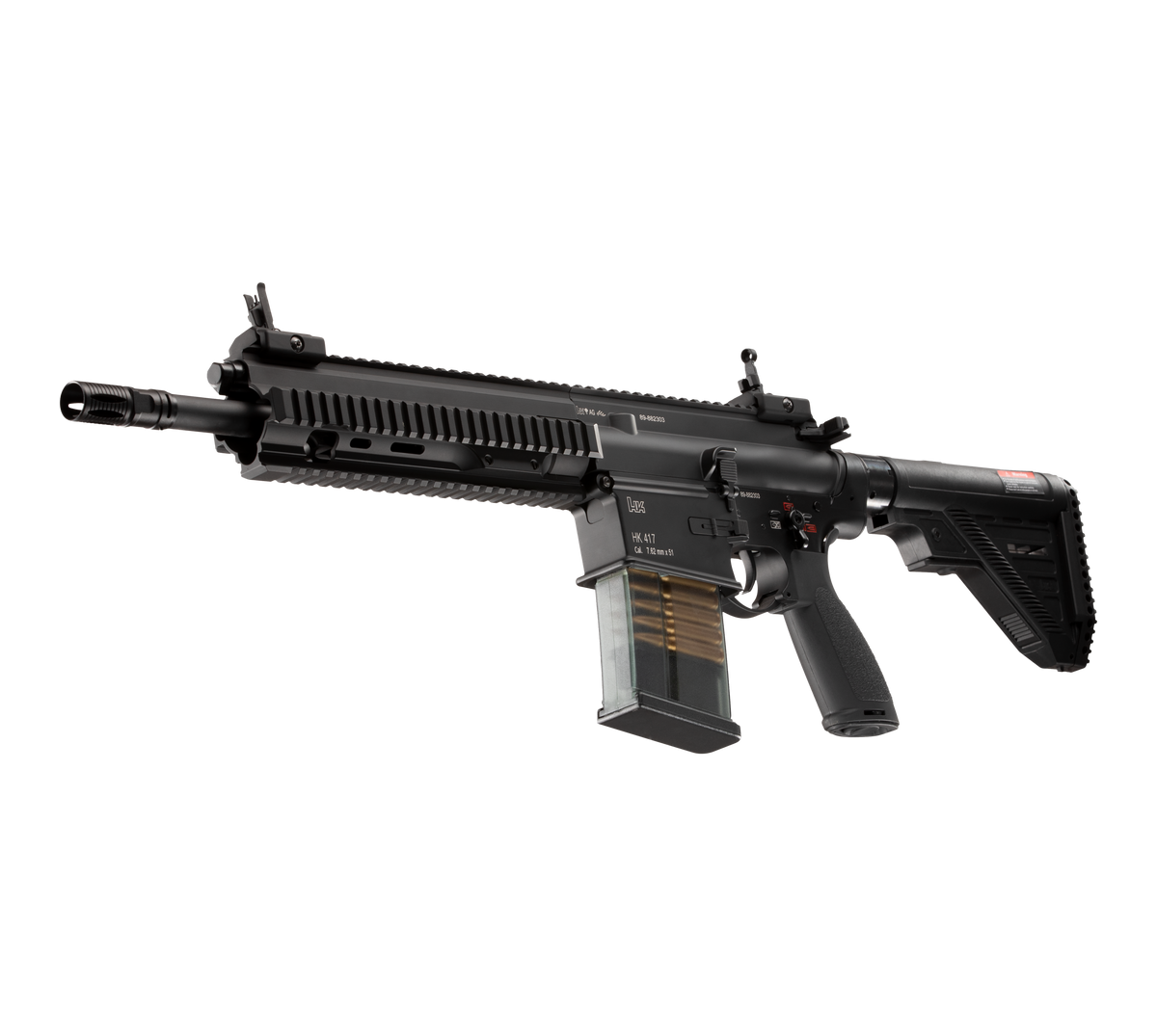 E&C HK417A2 13.5 Inch AEG Airsoft Rifle EC-202 — left side