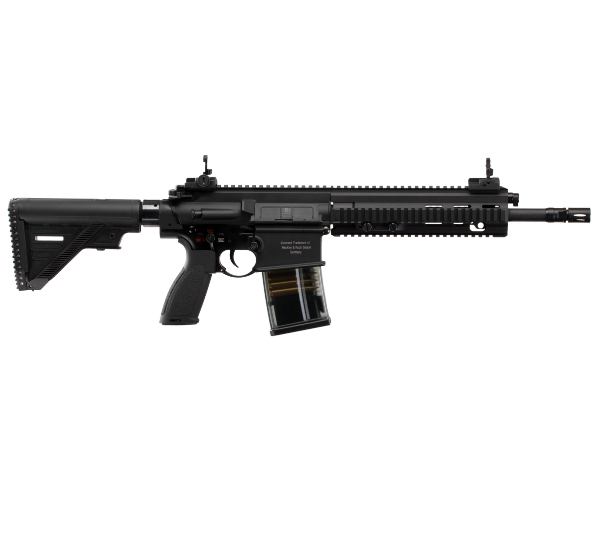 E&C HK417A2 20 Inch AEG Airsoft Rifle EC-202 — right side