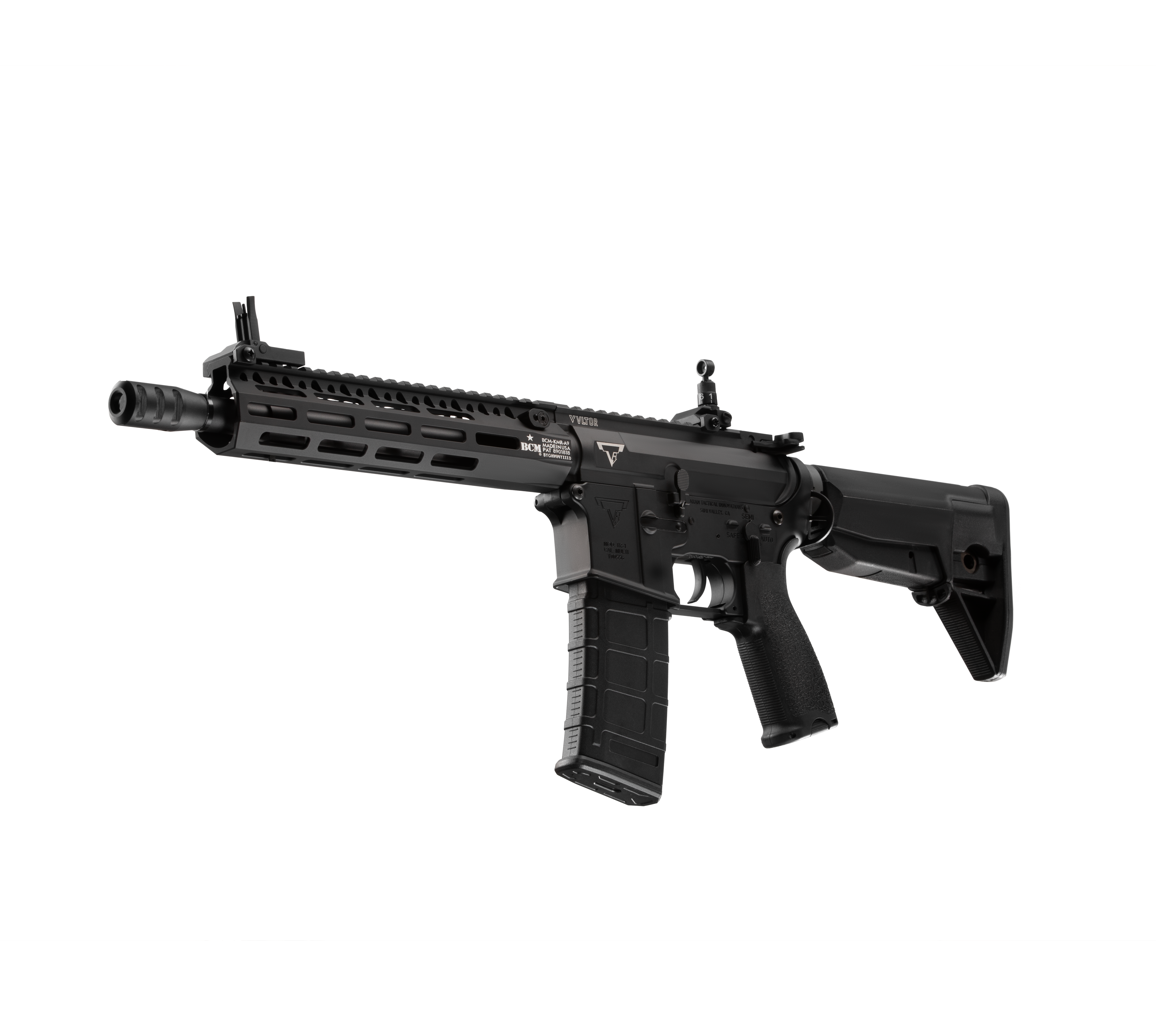 E&C KEYMOD 9 Inch AEG Airsoft Rifle EC-854 — left side
